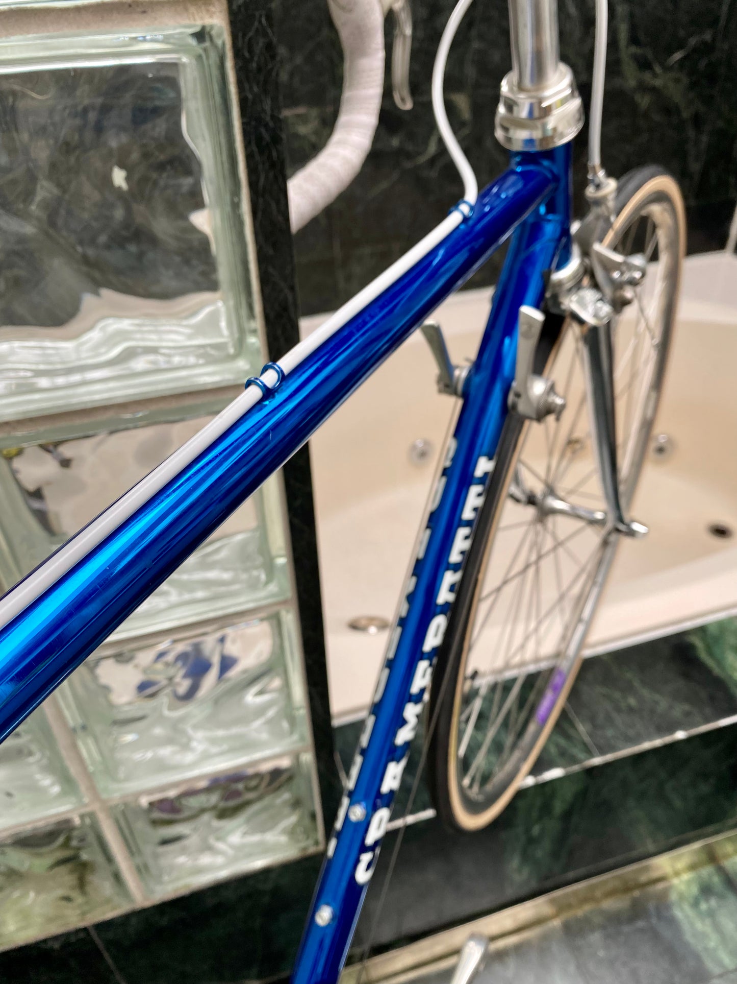 (SIZE 50cm) 1980's CRAMEROTTI ROAD BIKE - CUSTOM BUILT - CAMPAGNOLO ATHENA