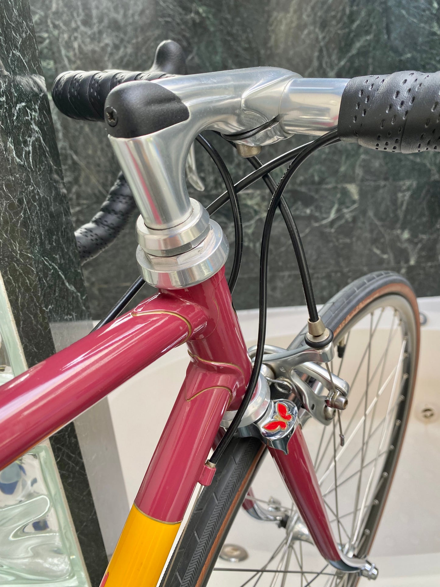 (SIZE 53cm) 2004 MARIPOSA STEEL ROAD BIKE - CUSTOM BUILT - CAMPAGNOLO