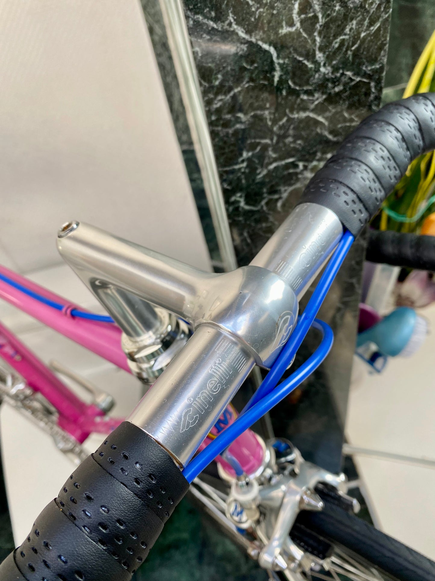 (SIZE 53cm) 1980's MARINONI SPECIAL ROAD BIKE - CAMPAGNOLO ATHENA GROUPSET - PINK