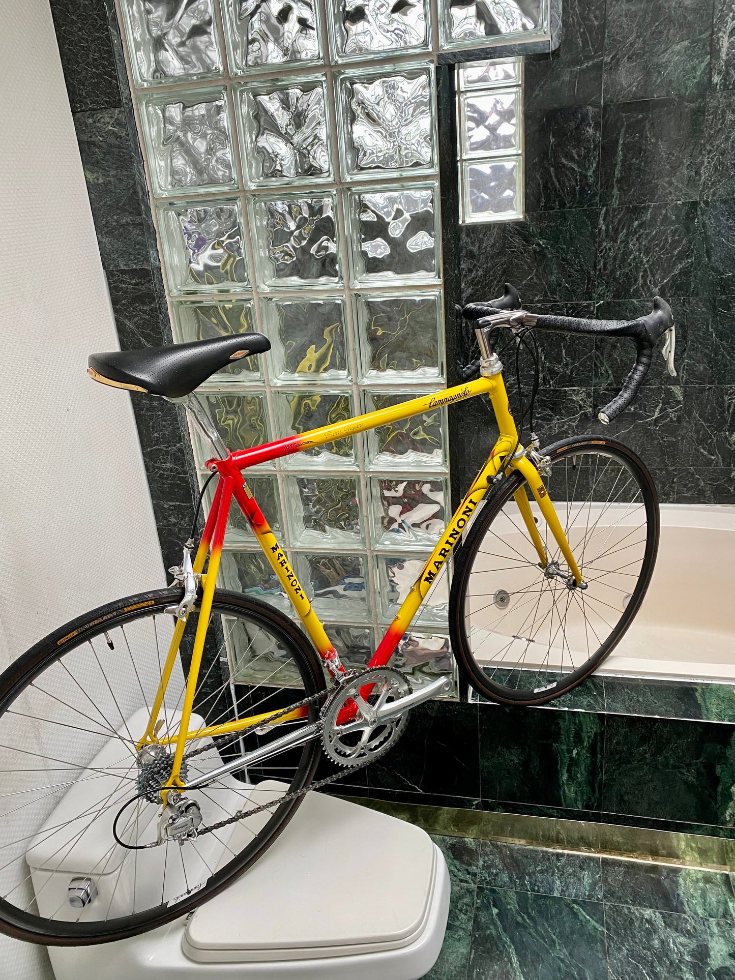 (SIZE 60cm) 1990's MARINONI ROAD BIKE - COLUMBUS EL EXTRA LIGHT - CAMPAGNOLO - ABSOLUTELY SPOTLESS!