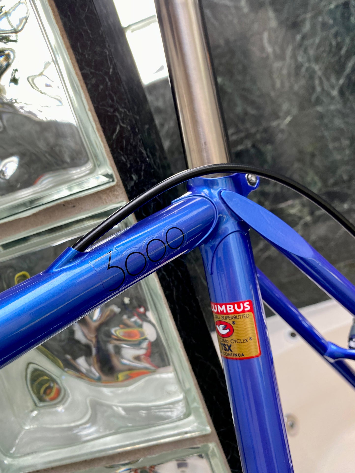 (SIZE 56cm) EARLY-1990's BERTRAND "3000" ROAD BIKE - CAMPAGNOLO RECORD