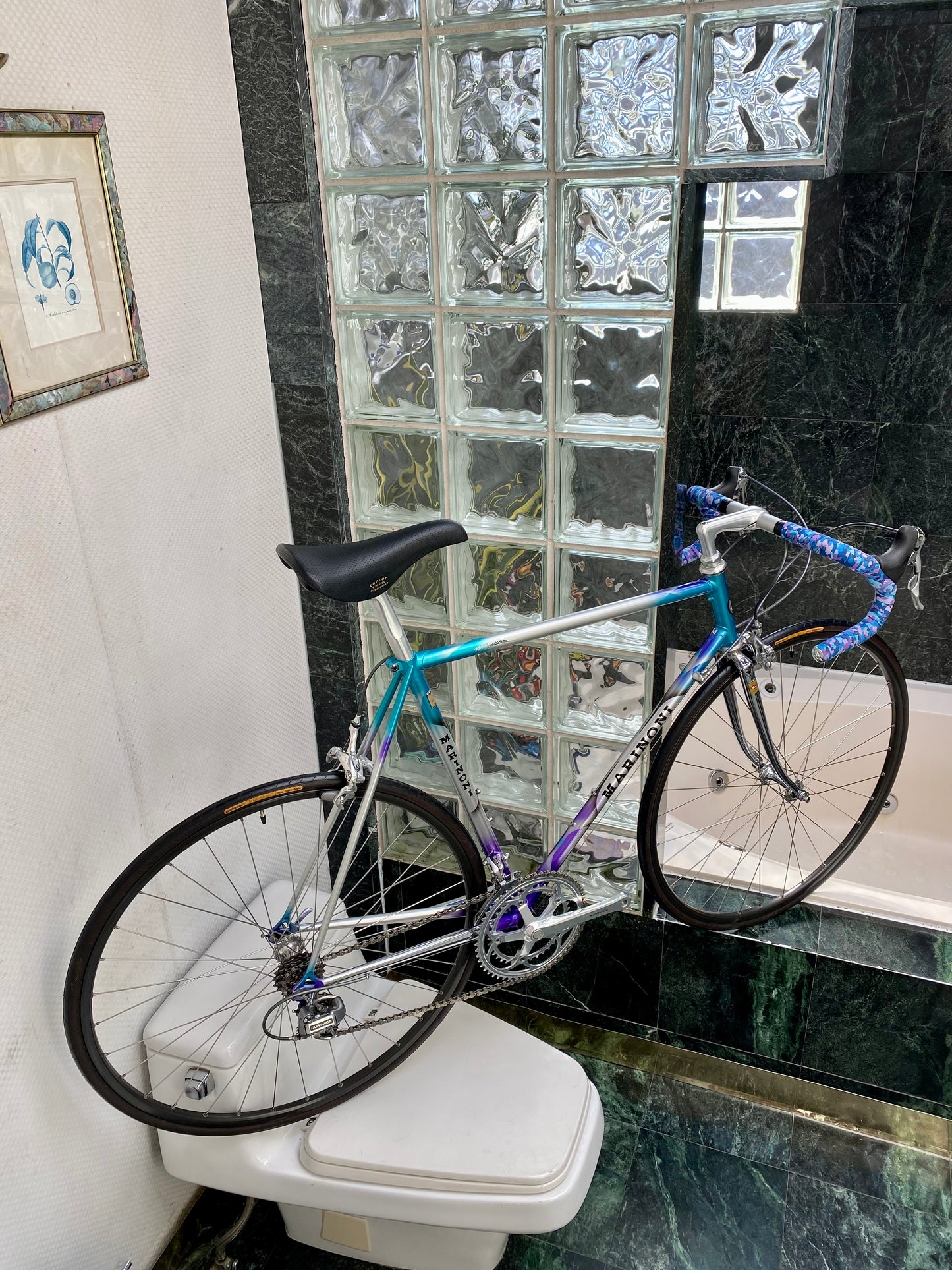 (SIZE 56cm) EARLY-1990's MARINONI CORSA ROAD BIKE - SHIMANO DURA ACE - SPOTLESS / PERFECT