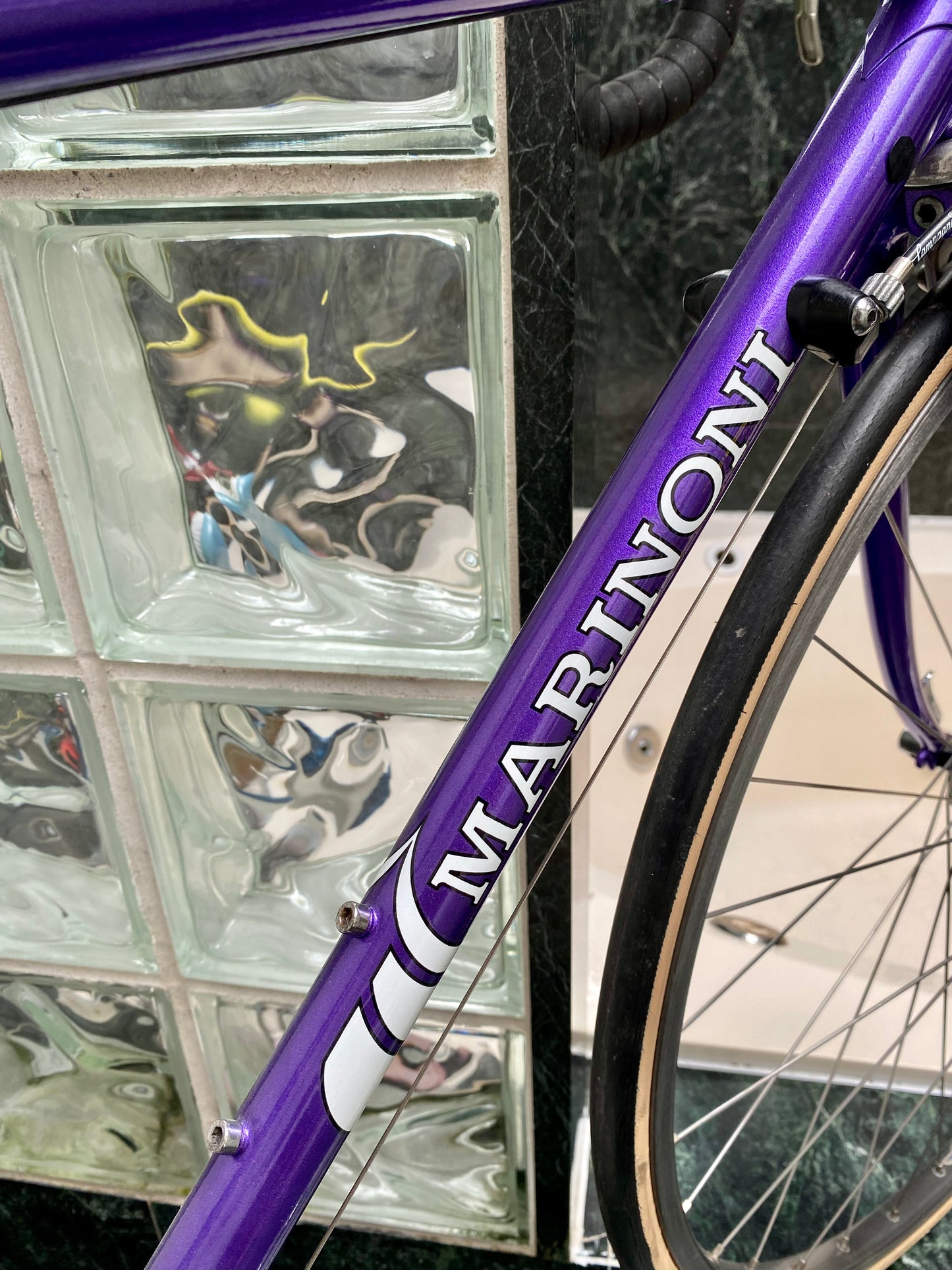 (SIZE 46cm) EARLY-1990's MARINONI SPECIAL ROAD BIKE - CUSTOM BUILT - CAMPAGNOLO - LIKE NEW