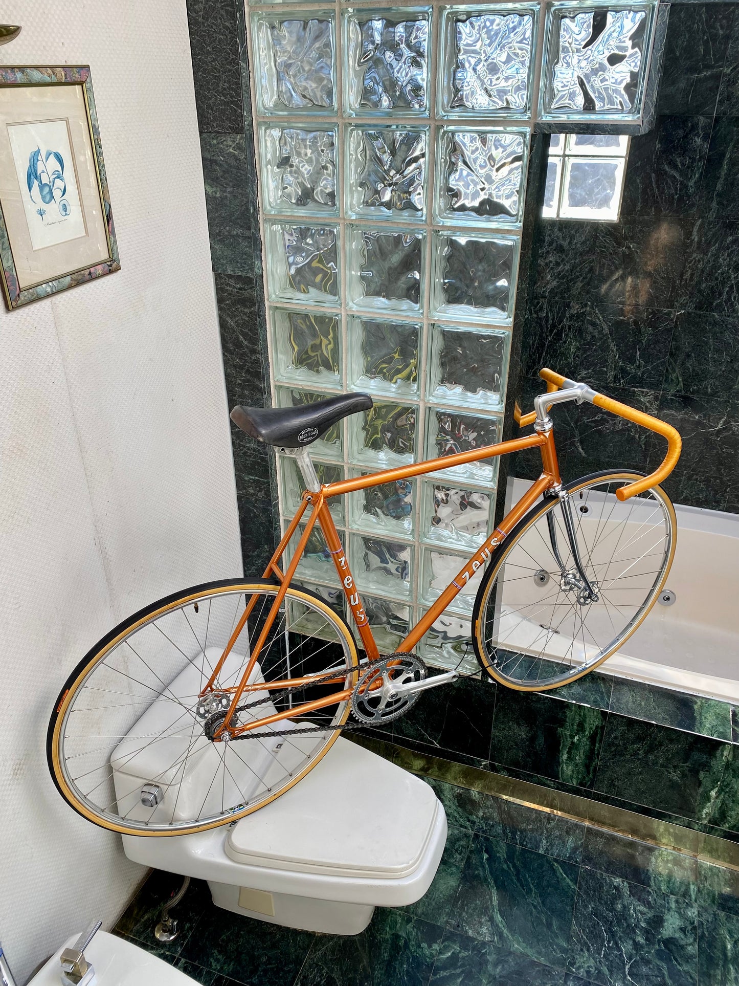 (SIZE 56cm) 1970's ZEUS PISTA TRACK BIKE - SUPER BEAUTIFUL!