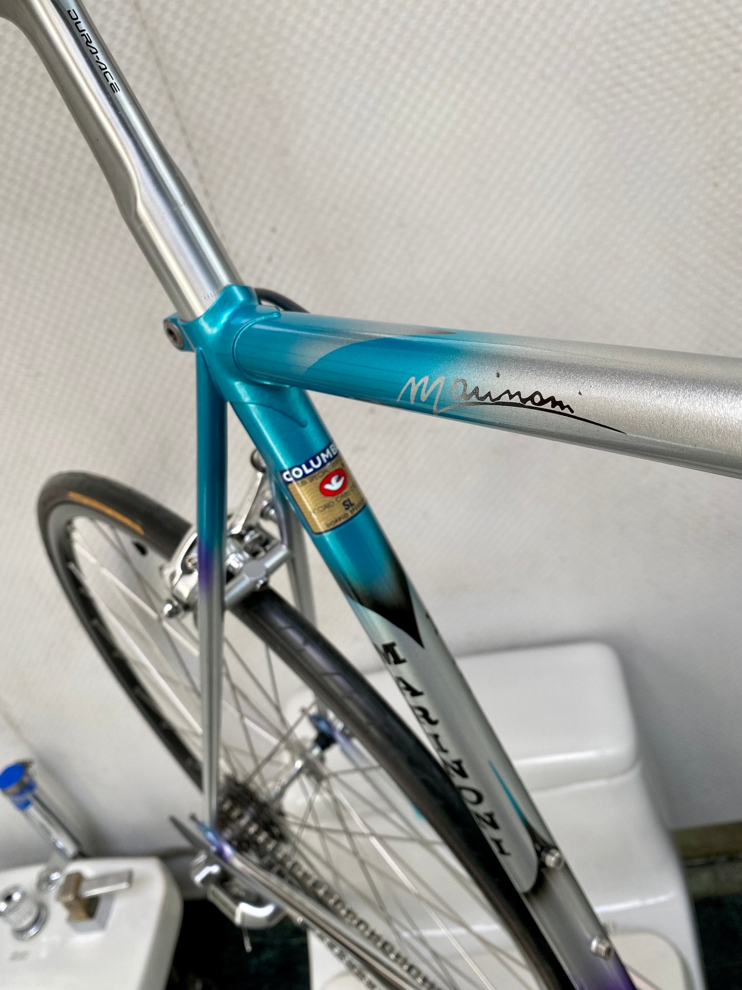 (SIZE 56cm) EARLY-1990's MARINONI CORSA ROAD BIKE - SHIMANO DURA ACE - SPOTLESS / PERFECT