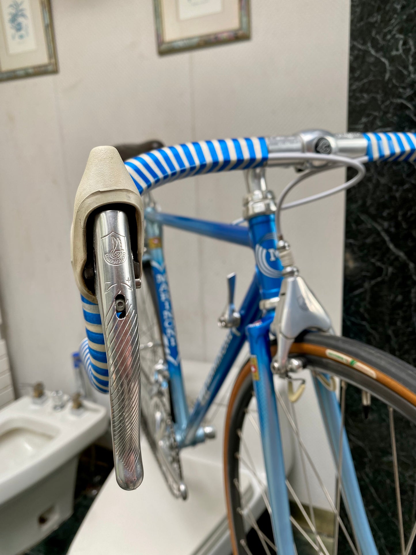 (SIZE 51cm) 1980's MARINONI SPECIAL ROAD BIKE - CAMPAGNOLO C-RECORD DELTA GROUPSET