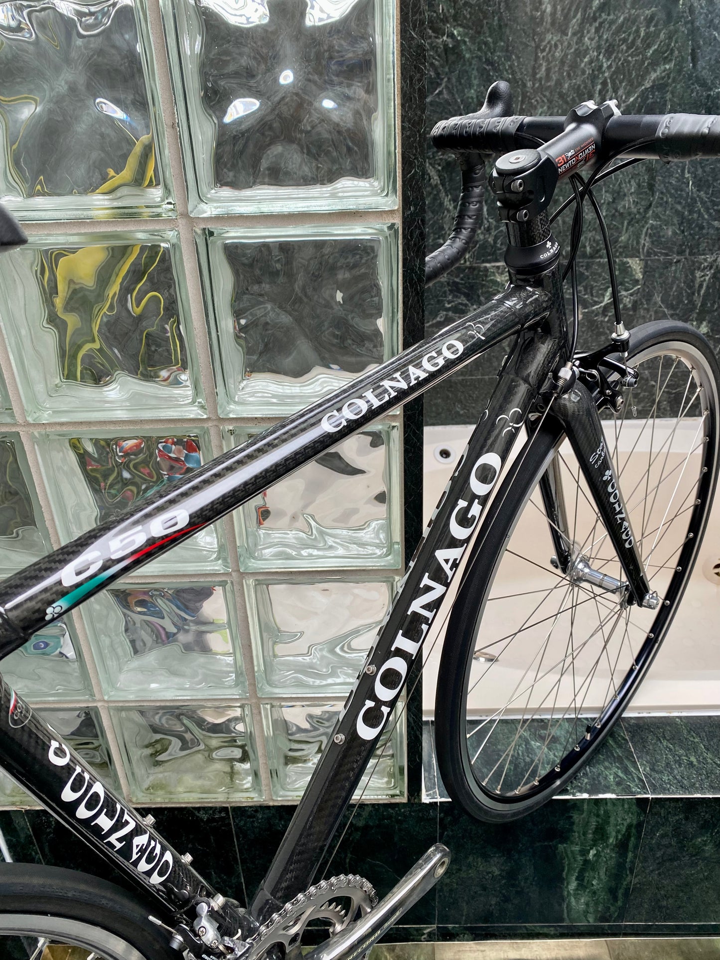 (SIZE 51cm) CLASSIC COLNAGO C50 CARBON ROAD BIKE - CAMPAGNOLO RECORD