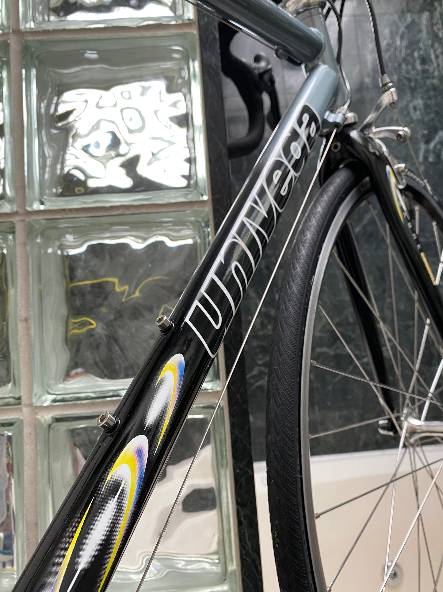 (SIZE 50cm) 1990's UNIVEGA STEEL ROAD BIKE - CAMPAGNOLO - COLUMBUS