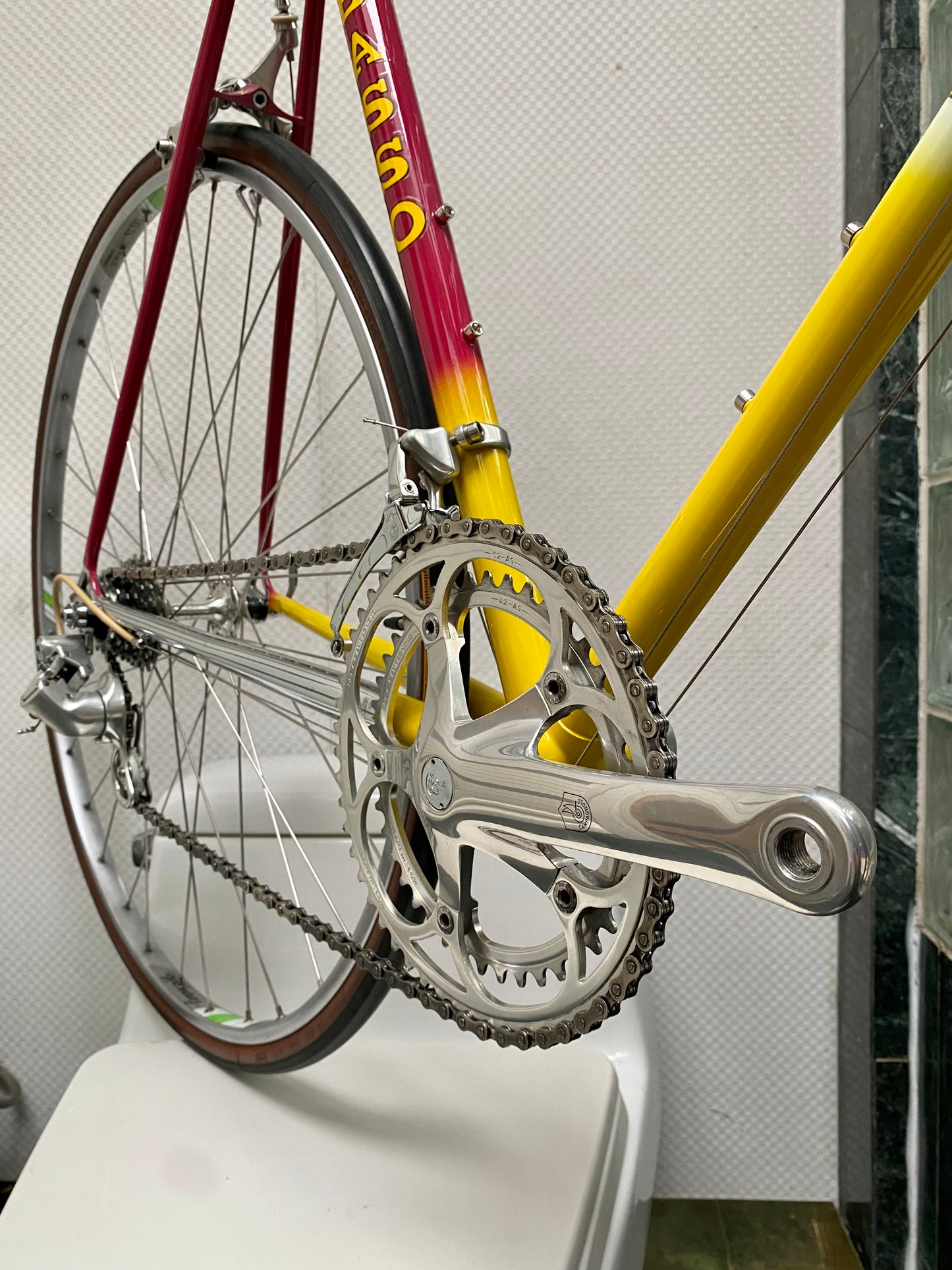 (SIZE 55cm) 1980's BASSO ROAD BIKE - COLUMBUS SL - CAMPAGNOLO ATHENA