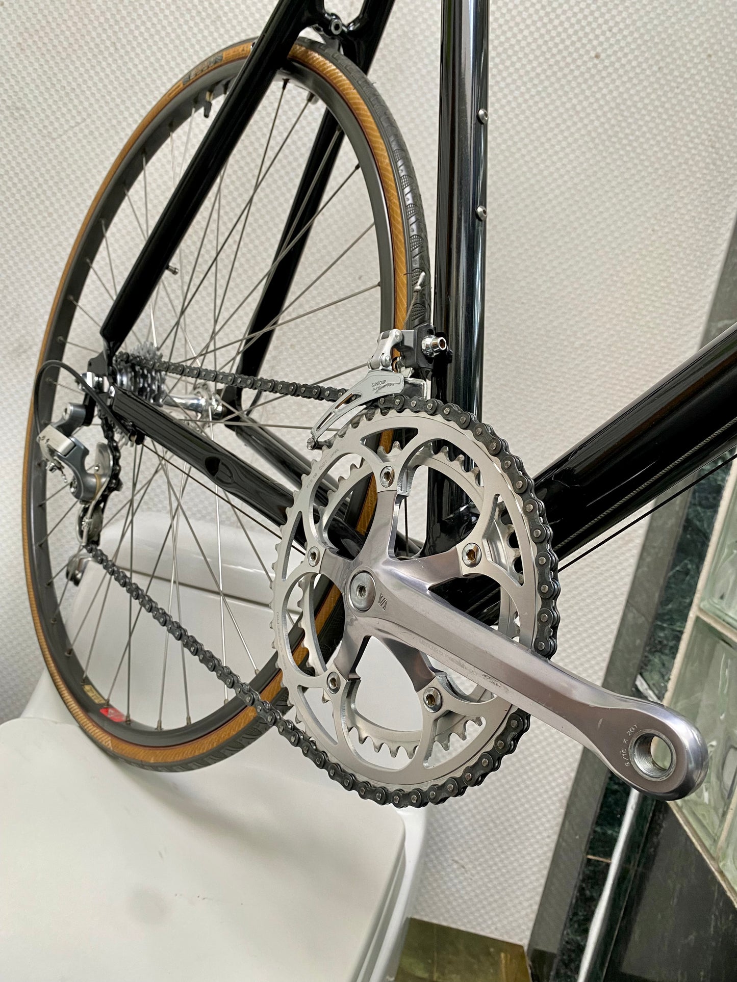(SIZE 63cm) 1980's CANNONDALE SR 800 ROAD BIKE - SUNTOUR SUPERBE PRO - WOW!