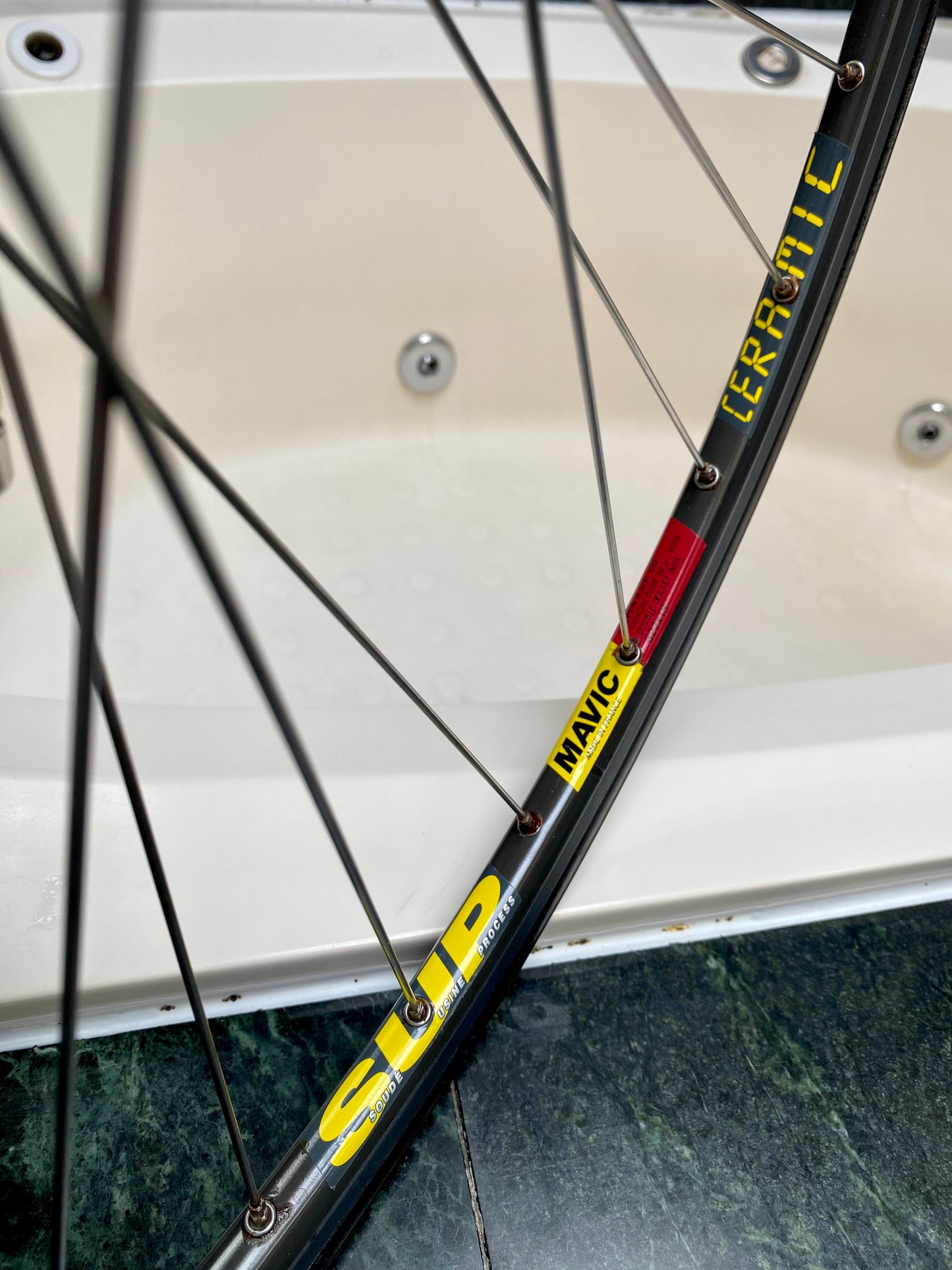 (SIZE 56cm) EARLY-1990's BERTRAND "3000" ROAD BIKE - CAMPAGNOLO RECORD