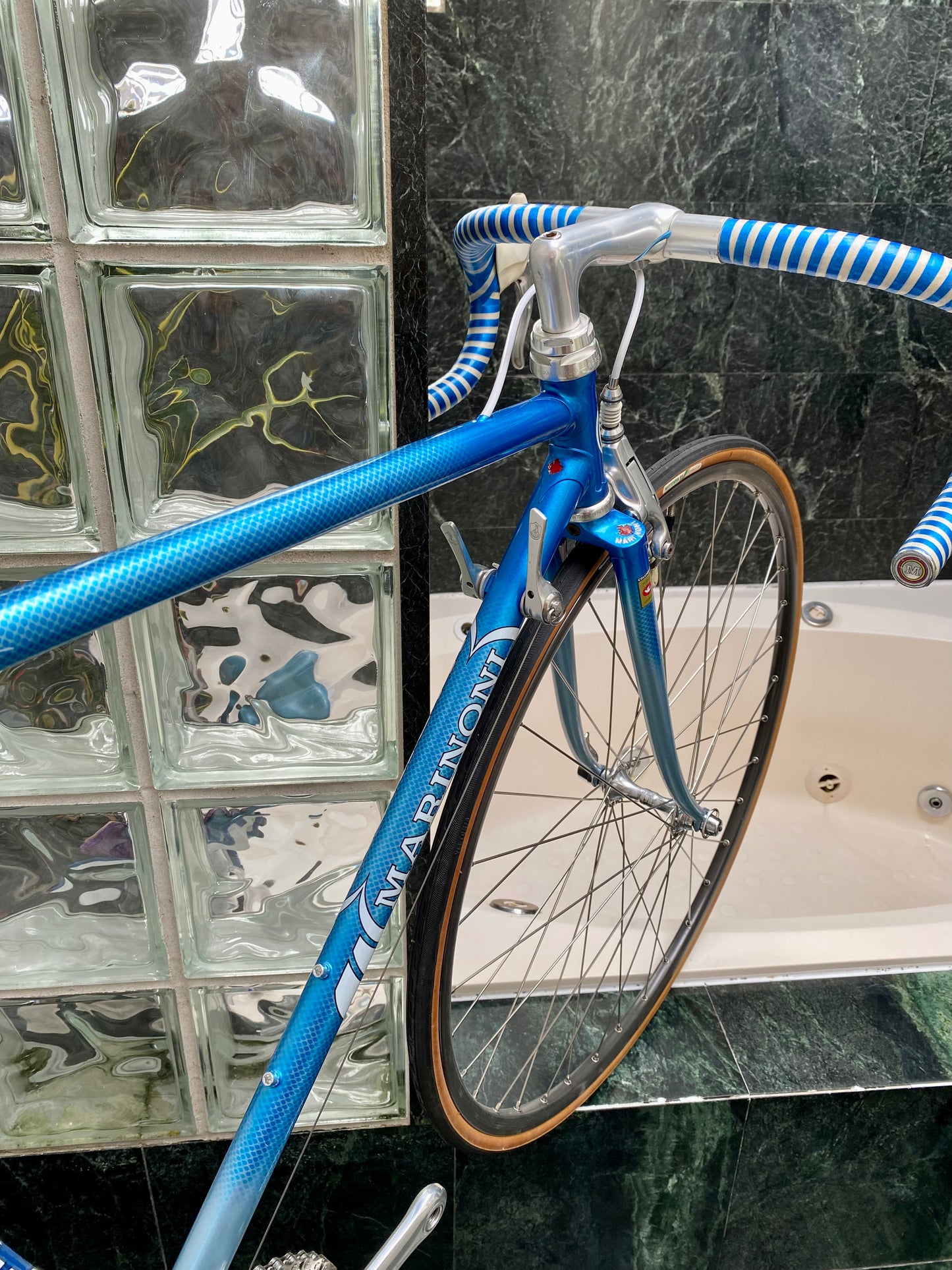 (SIZE 51cm) 1980's MARINONI SPECIAL ROAD BIKE - CAMPAGNOLO C-RECORD DELTA GROUPSET