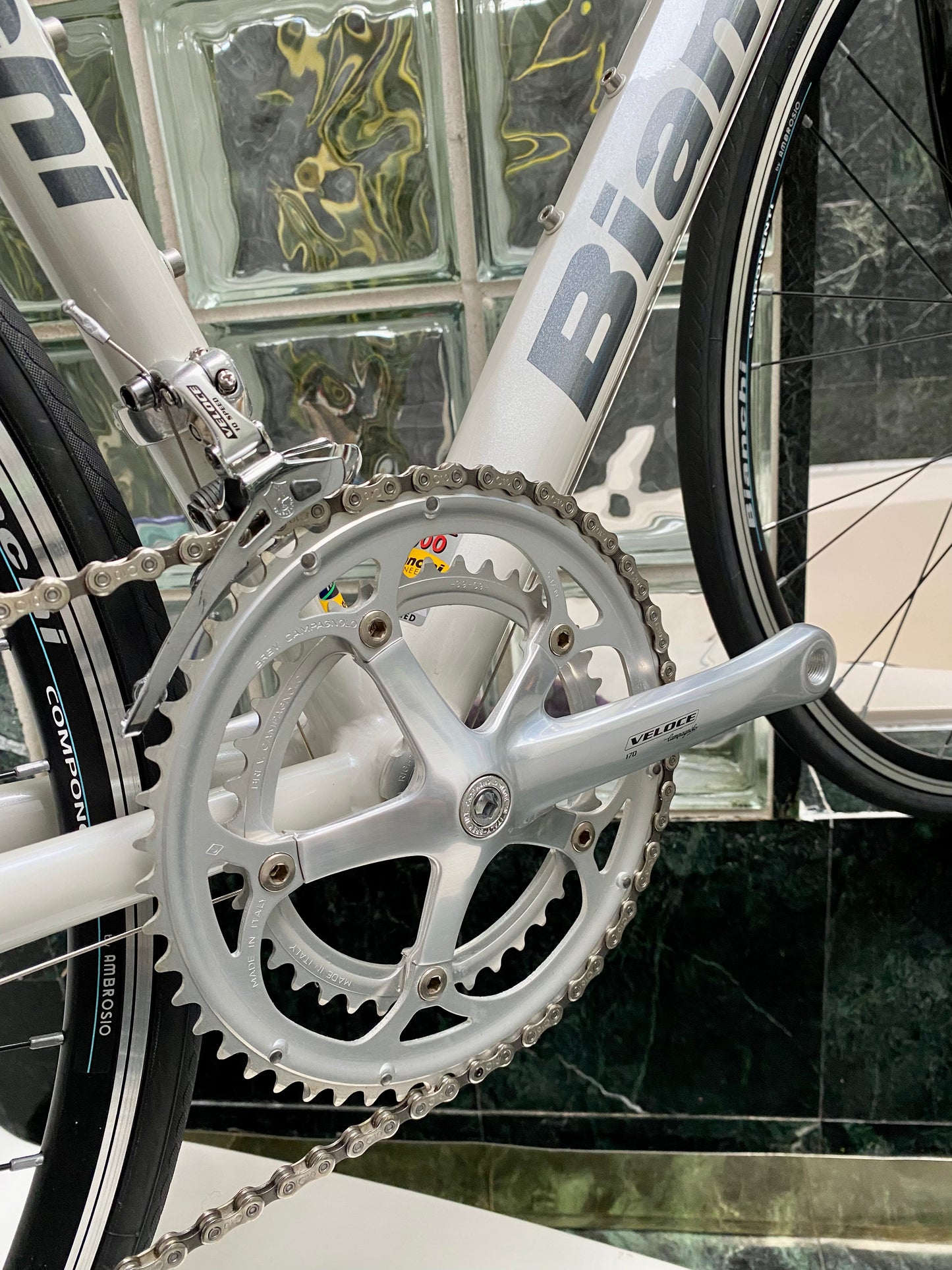 (SIZE 56cm) NOS / BRAND NEW CLASSIC BIANCHI ROAD BIKE - CAMPAGNOLO