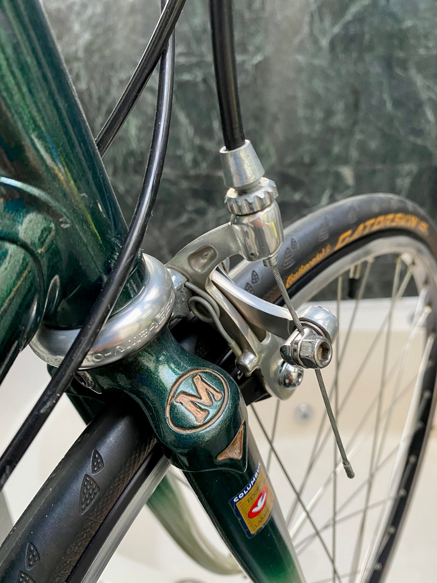 (SIZE 60cm) EARLY-1990's MARINONI ROAD BIKE - COLUMBUS SP - CAMPAGNOLO