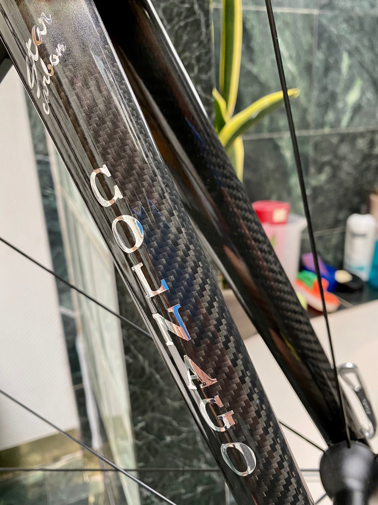 (SIZE 53cm) 2004 COLNAGO PRESIDENT LEONARDO DA VINCI ROAD BIKE - CAMPAGNOLO RECORD