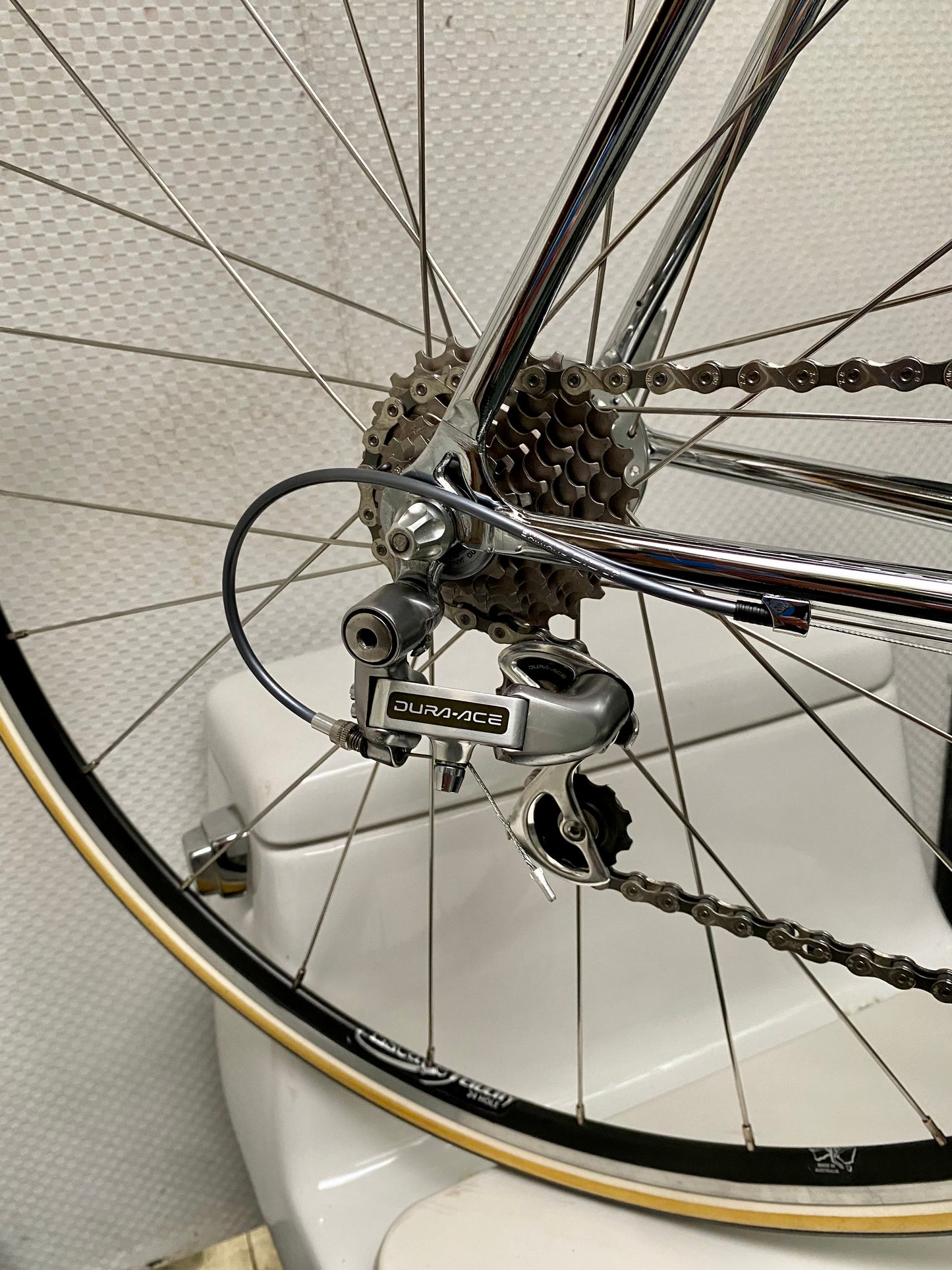 (SIZE 54cm) EARLY-1990's MASSI "MEGA TEAM" ROAD BIKE - COLUMBUS BRAIN - DURA ACE