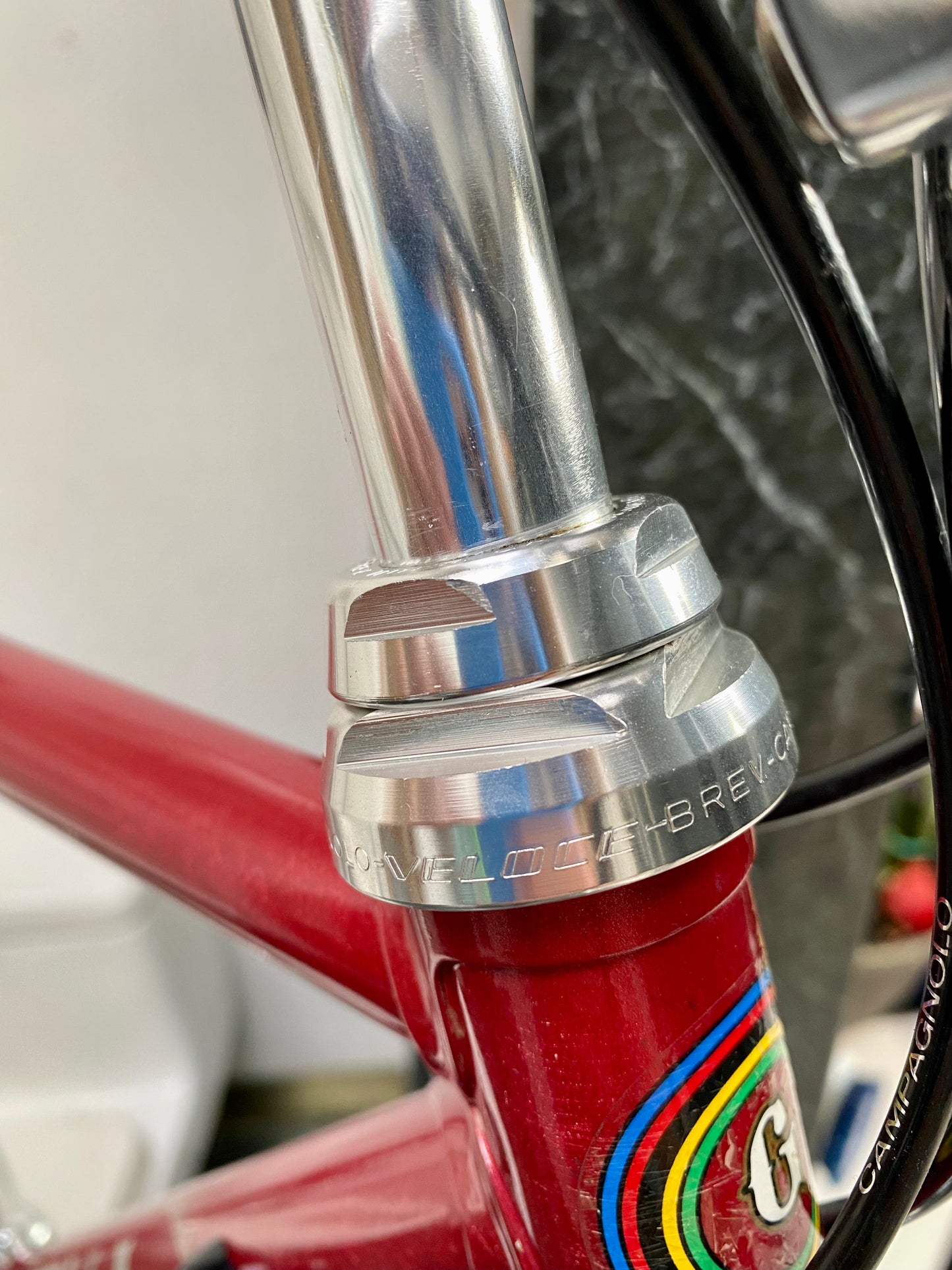 (SIZE "43cm") 1999 GIANELLA STEEL ROAD BIKE - CUSTOM BUILT - COLUMBUS SLX - CAMPY