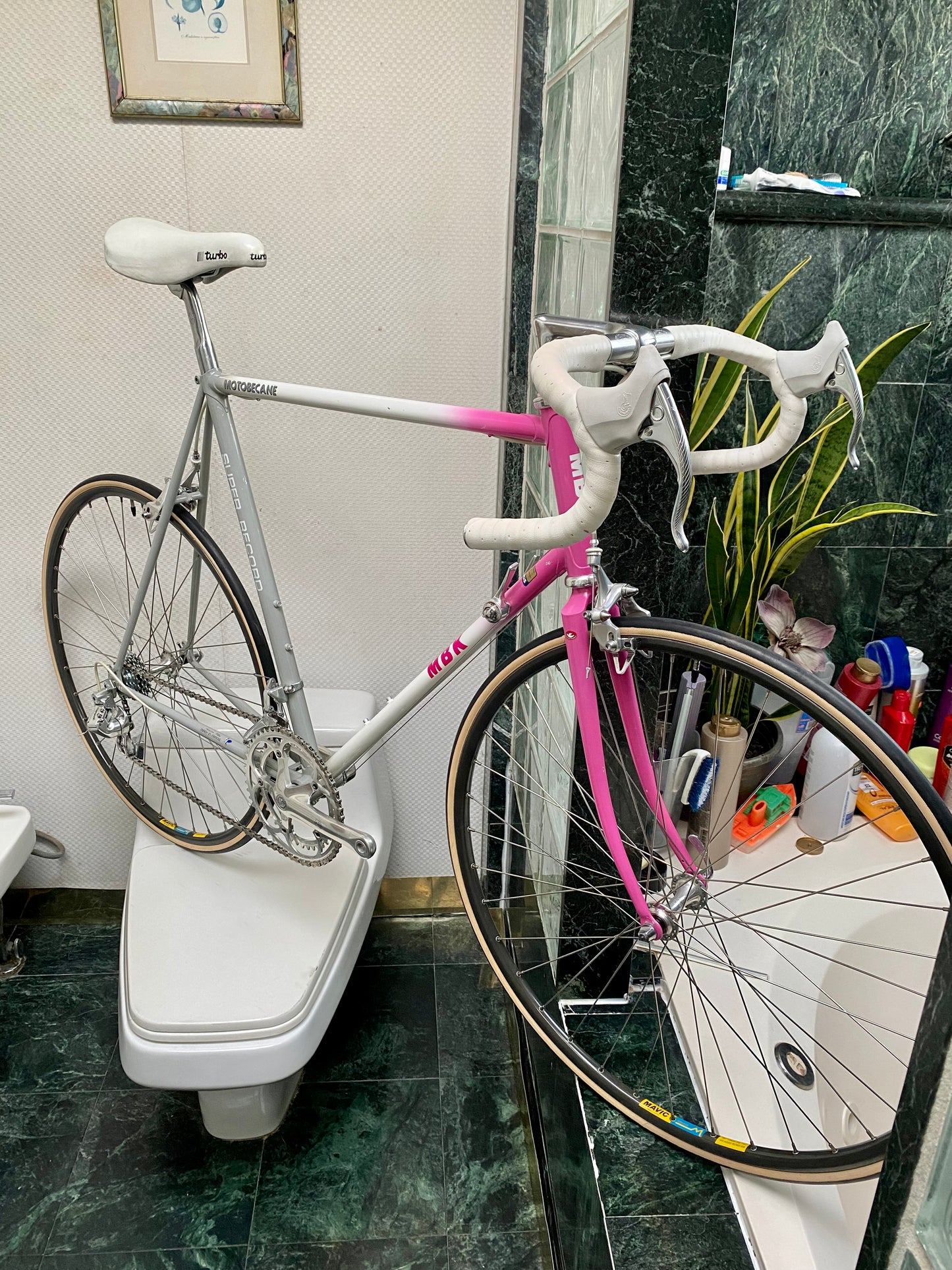 (SIZE 59cm) 1980's MBK / MOTOBECANE ROAD BIKE - CAMPAGNOLO ATHENA