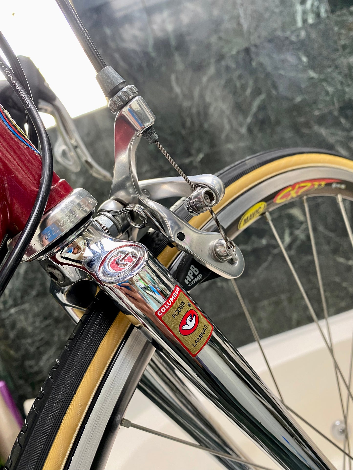 (SIZE "43cm") 1999 GIANELLA STEEL ROAD BIKE - CUSTOM BUILT - COLUMBUS SLX - CAMPY