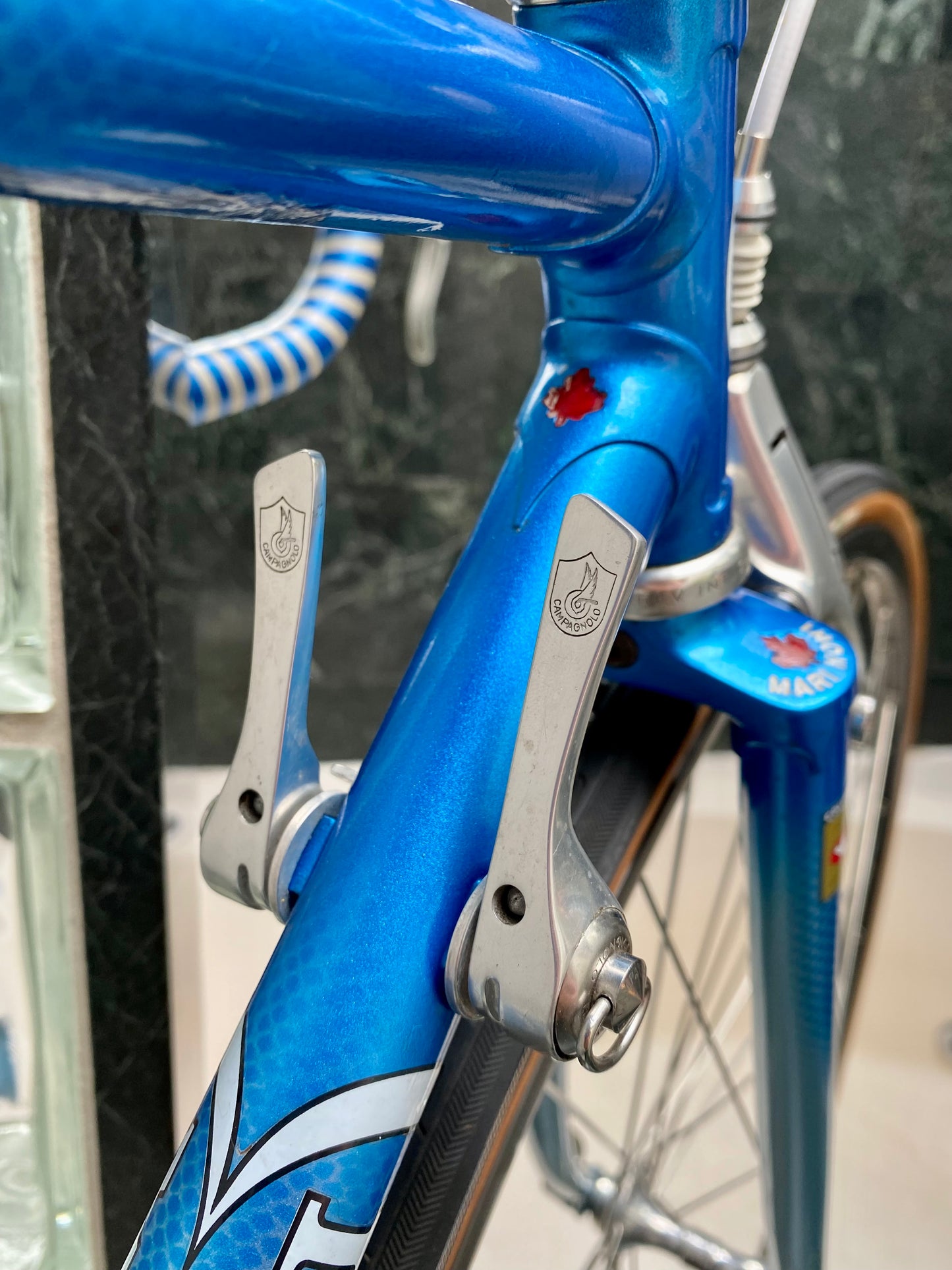 (SIZE 51cm) 1980's MARINONI SPECIAL ROAD BIKE - CAMPAGNOLO C-RECORD DELTA GROUPSET