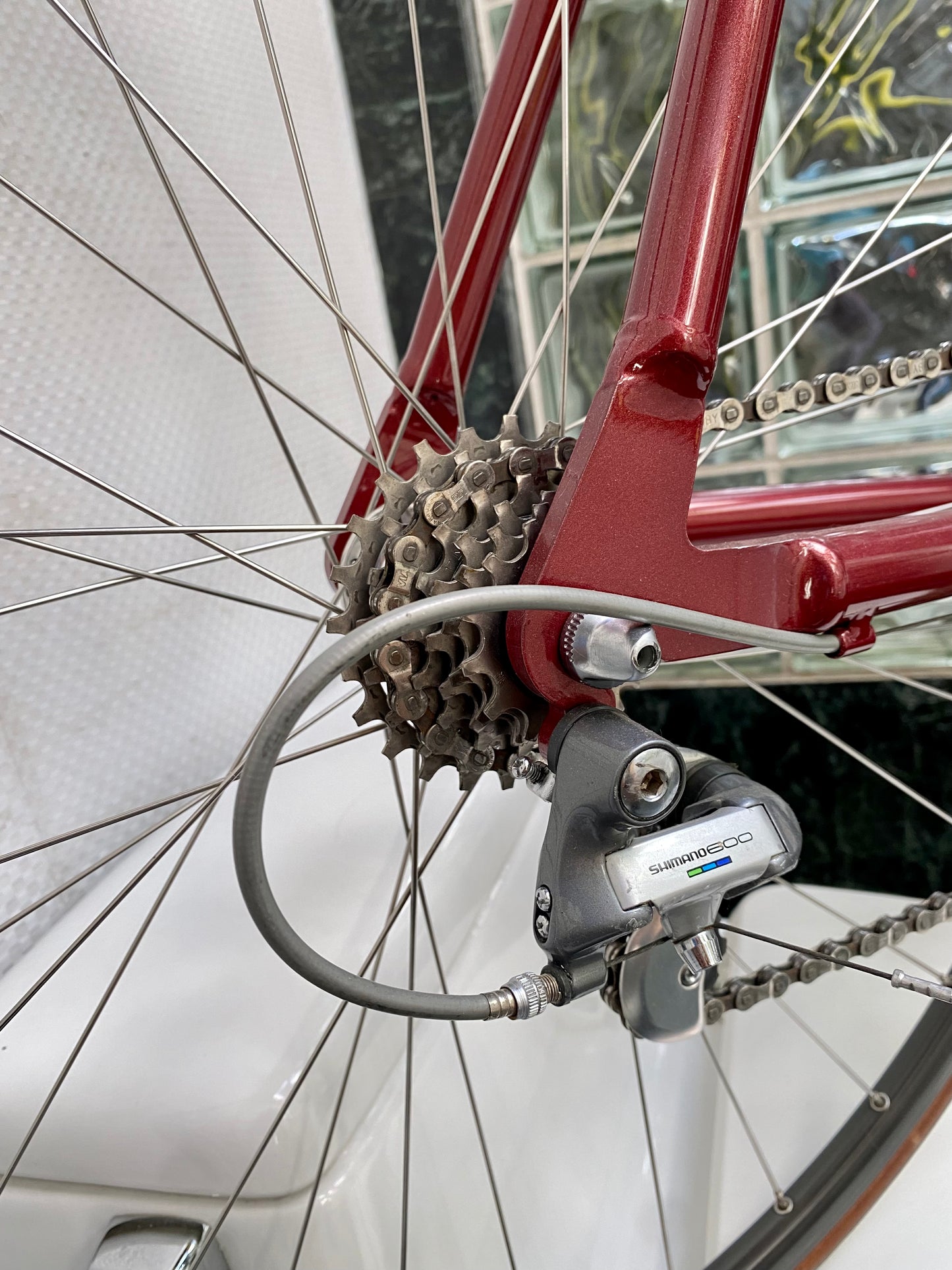 (SIZE 56cm) 1980's KLEIN QUANTUM ROAD BIKE - SHIMANO 600 - SPOTLESS - RARE