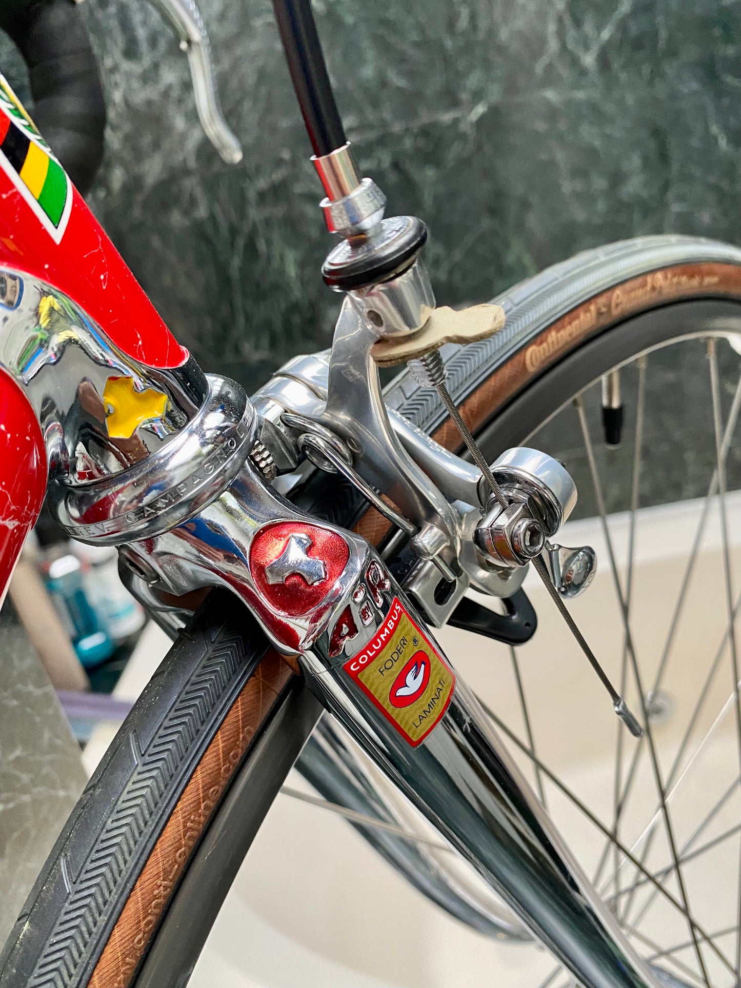 (SIZE 53cm) 1980's TOMMASINI SUPER PRESTIGE ROAD BIKE - CAMPAGNOLO SUPER RECORD - COLUMBUS SLX