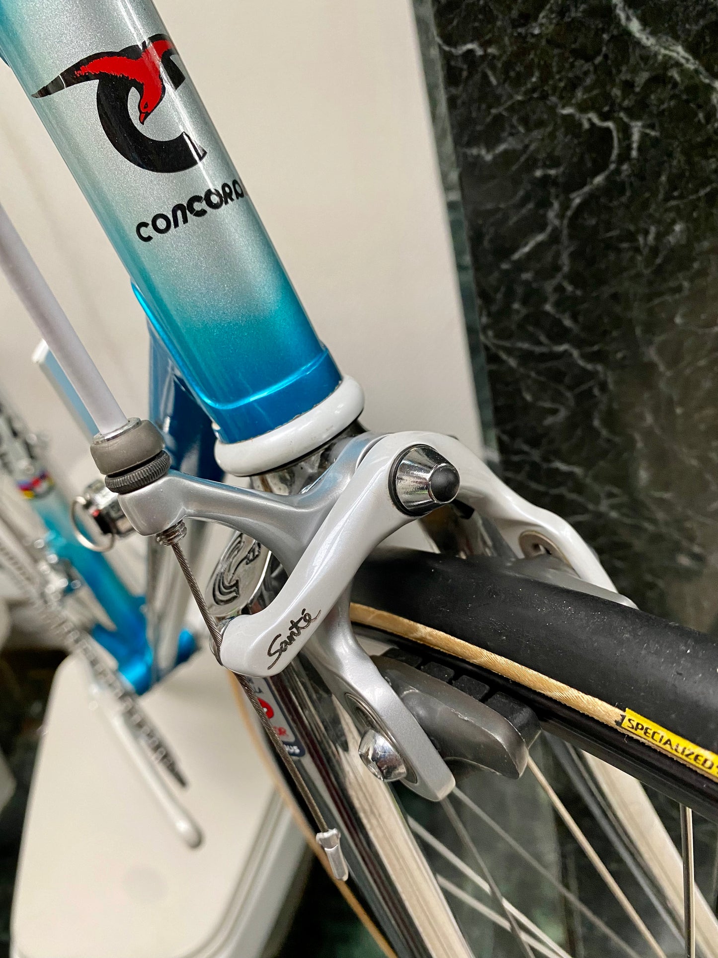 (SIZE 54cm) 1980's CONCORDE ASTORE ROAD BIKE - SHIMANO SANTE - COLUMBUS