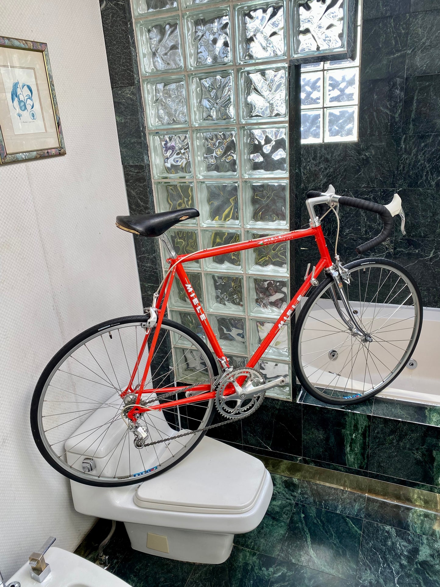 (SIZE 59cm) 1980's MIELE LATINA ROAD BIKE - CAMPAGNOLO ATHENA - COLUMBUS SL