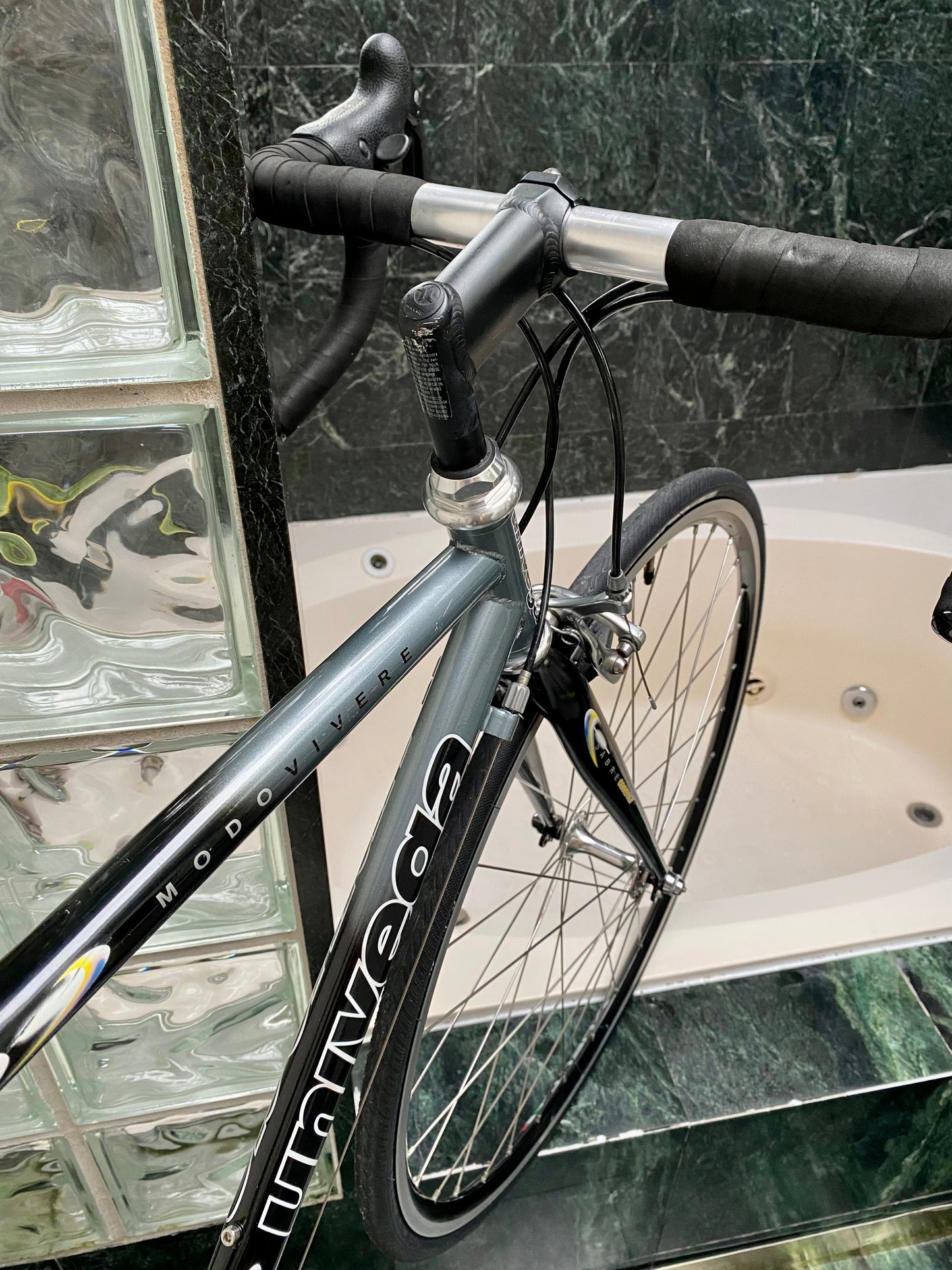 (SIZE 50cm) 1990's UNIVEGA STEEL ROAD BIKE - CAMPAGNOLO - COLUMBUS