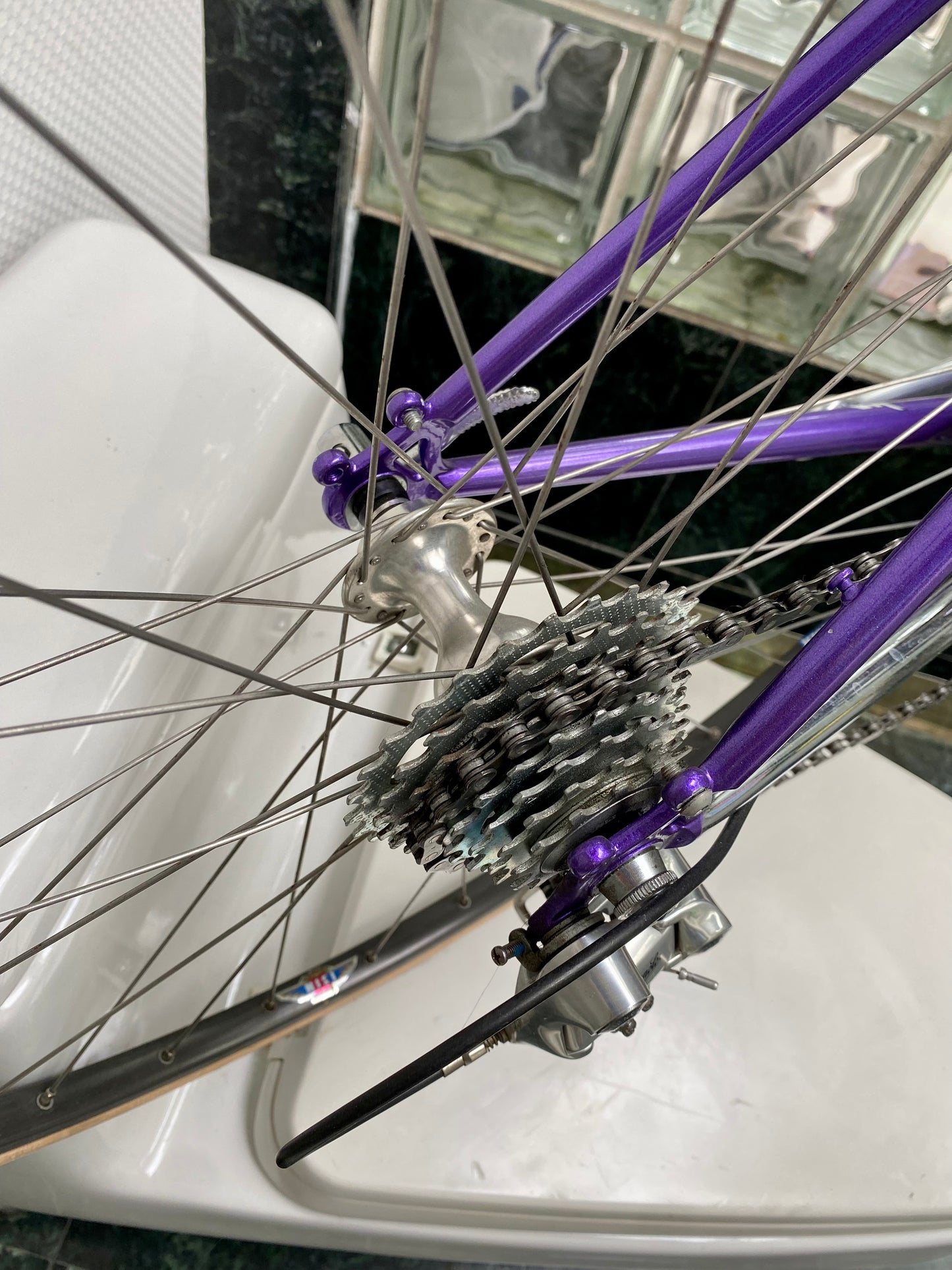 (SIZE 46cm) EARLY-1990's MARINONI SPECIAL ROAD BIKE - CUSTOM BUILT - CAMPAGNOLO - LIKE NEW