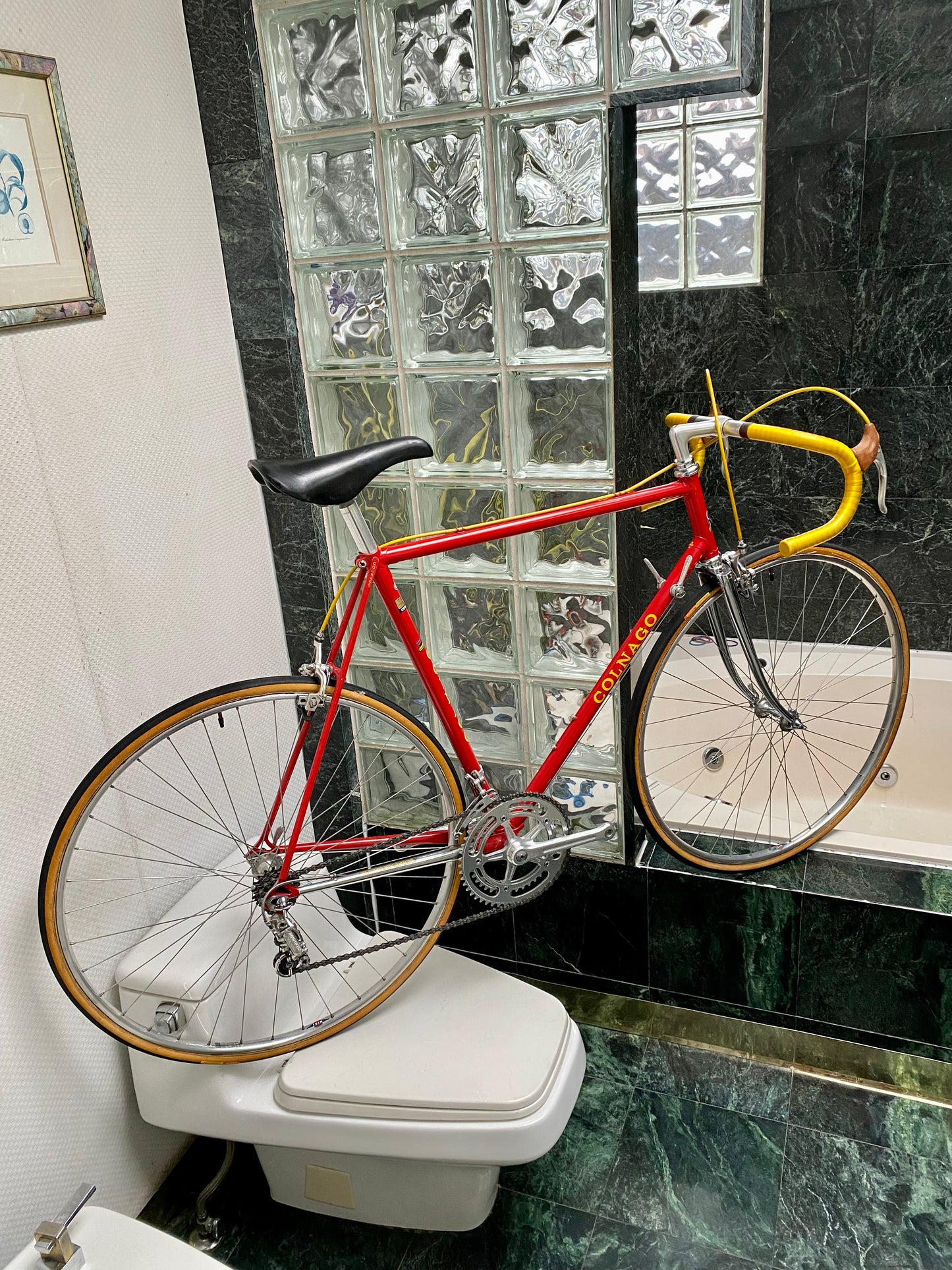 (SIZE 57cm) 1970's COLNAGO SUPER ROAD BIKE - CAMPAGNOLO - BEAUTIFUL