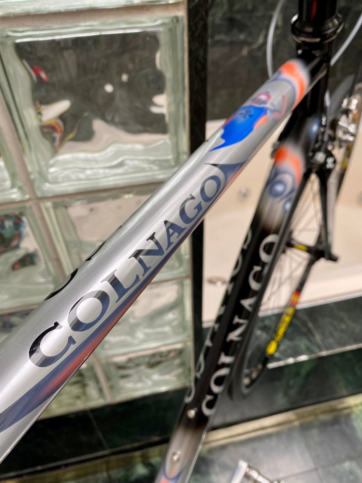 (SIZE 55cm) EARLY-2000's COLNAGO CT1 LUX TITANIO ROAD BIKE - DURA ACE - NOS