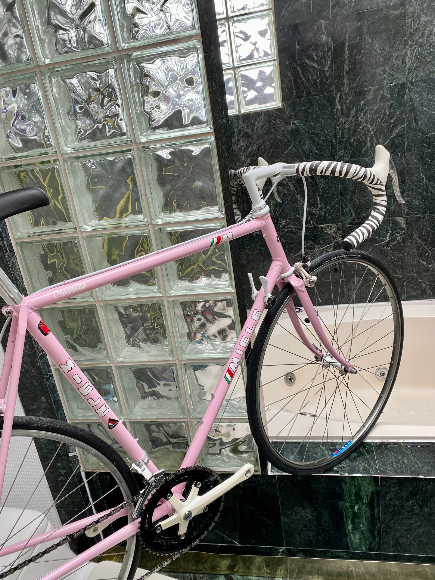 (SIZE 57cm) 1980's MIELE "CLASSICA" ROAD BIKE - LIKE NEW - PINK!