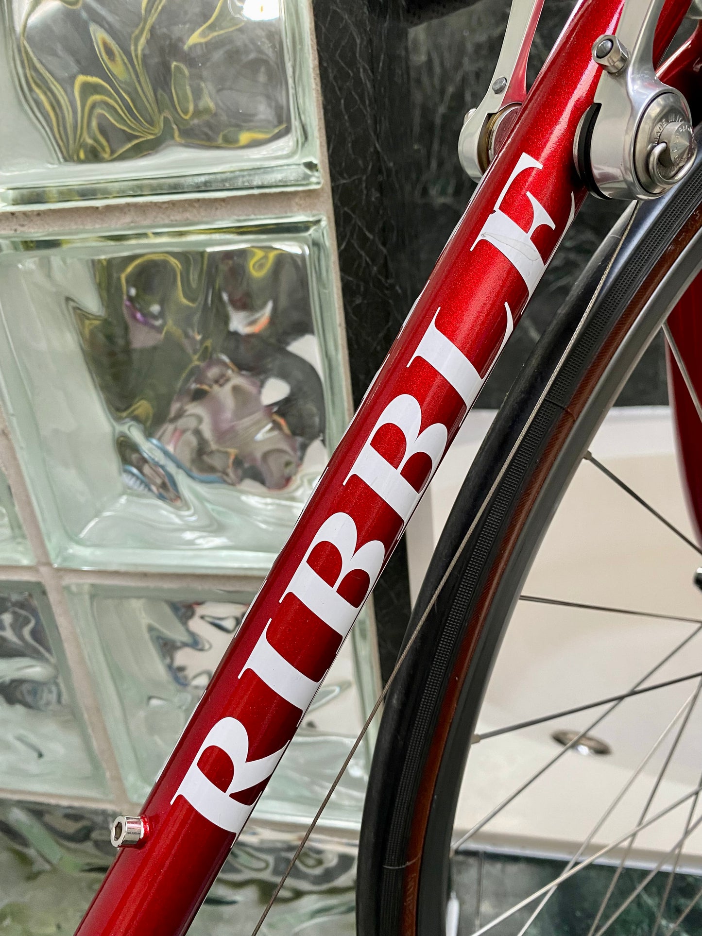 (SIZE 53cm) EARLY-1990's CUSTOM-BUILT RIBBLE ROAD BIKE - CAMPAGNOLO ATHENA