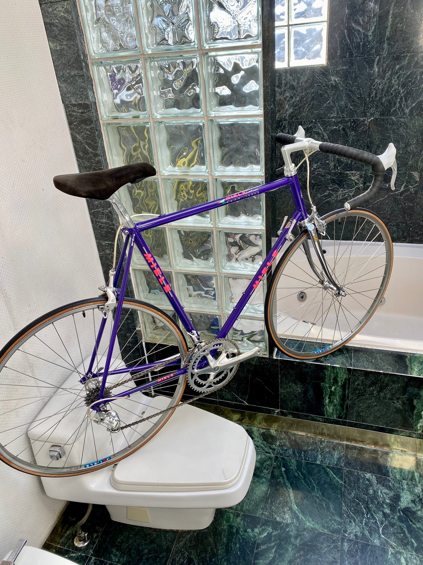 (SIZE 59cm) 1980's MIELE LATINA ROAD BIKE - CAMPAGNOLO ATHENA
