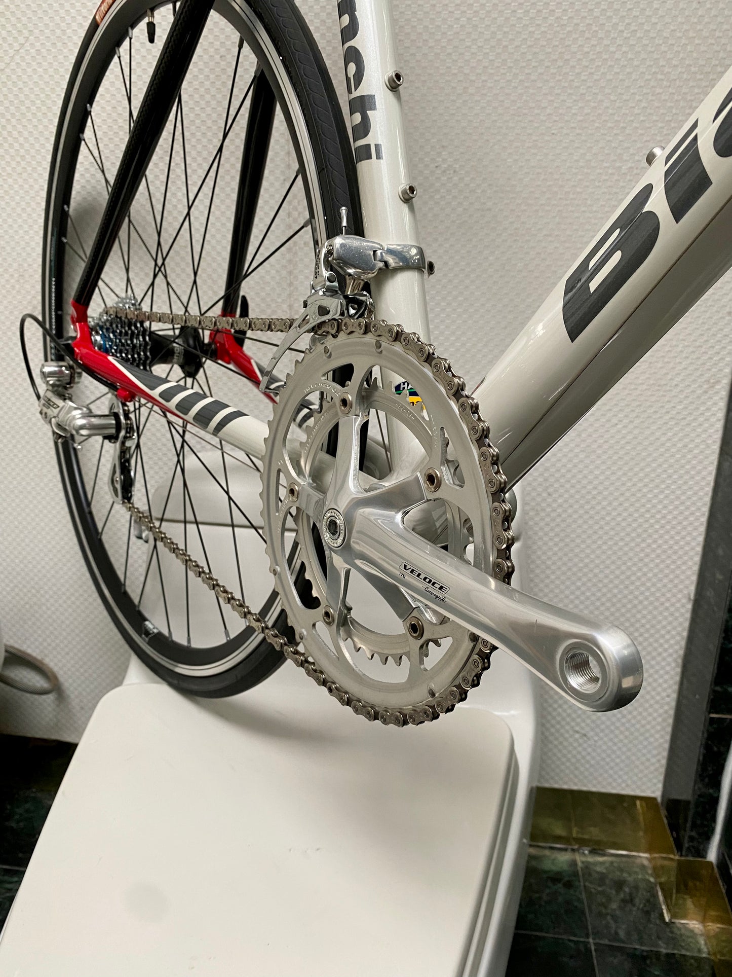 (SIZE 56cm) NOS / BRAND NEW CLASSIC BIANCHI ROAD BIKE - CAMPAGNOLO