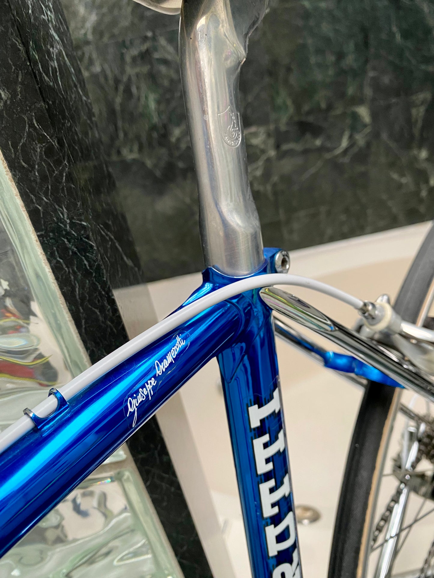 (SIZE 50cm) 1980's CRAMEROTTI ROAD BIKE - CUSTOM BUILT - CAMPAGNOLO ATHENA