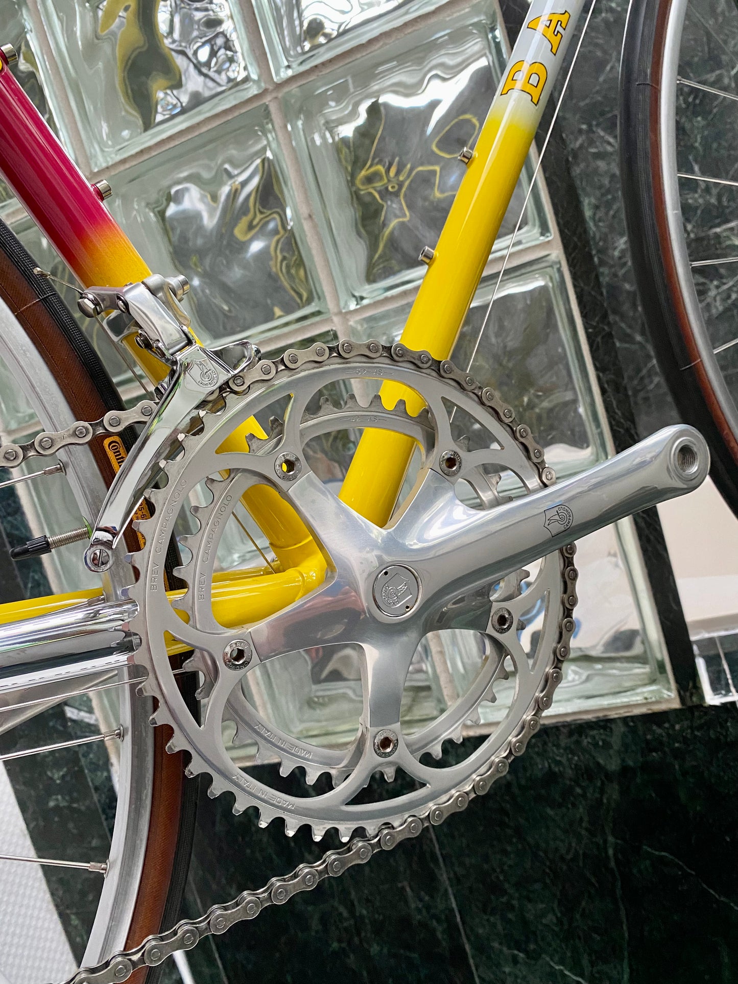 (SIZE 55cm) 1980's BASSO ROAD BIKE - COLUMBUS SL - CAMPAGNOLO ATHENA