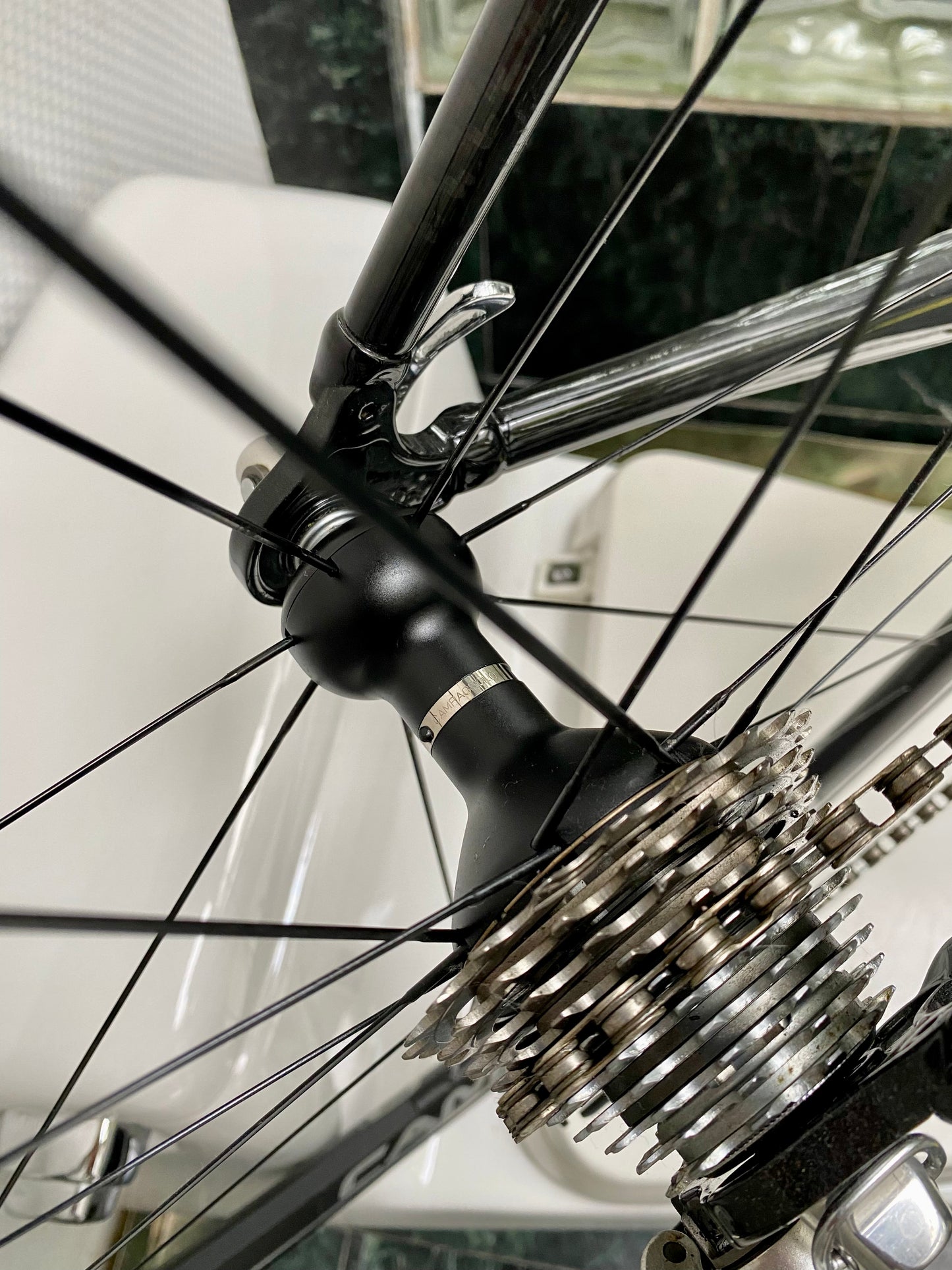 (SIZE 53cm) 2004 COLNAGO PRESIDENT LEONARDO DA VINCI ROAD BIKE - CAMPAGNOLO RECORD