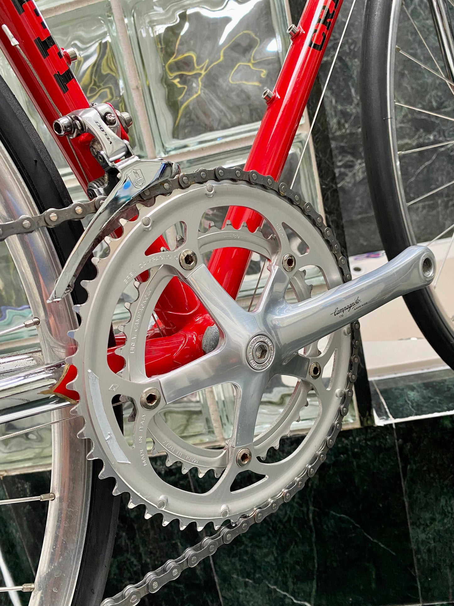 (SIZE 52cm) 1990's CRAMEROTTI ROAD BIKE - CAMPAGNOLO - COLUMBUS SL