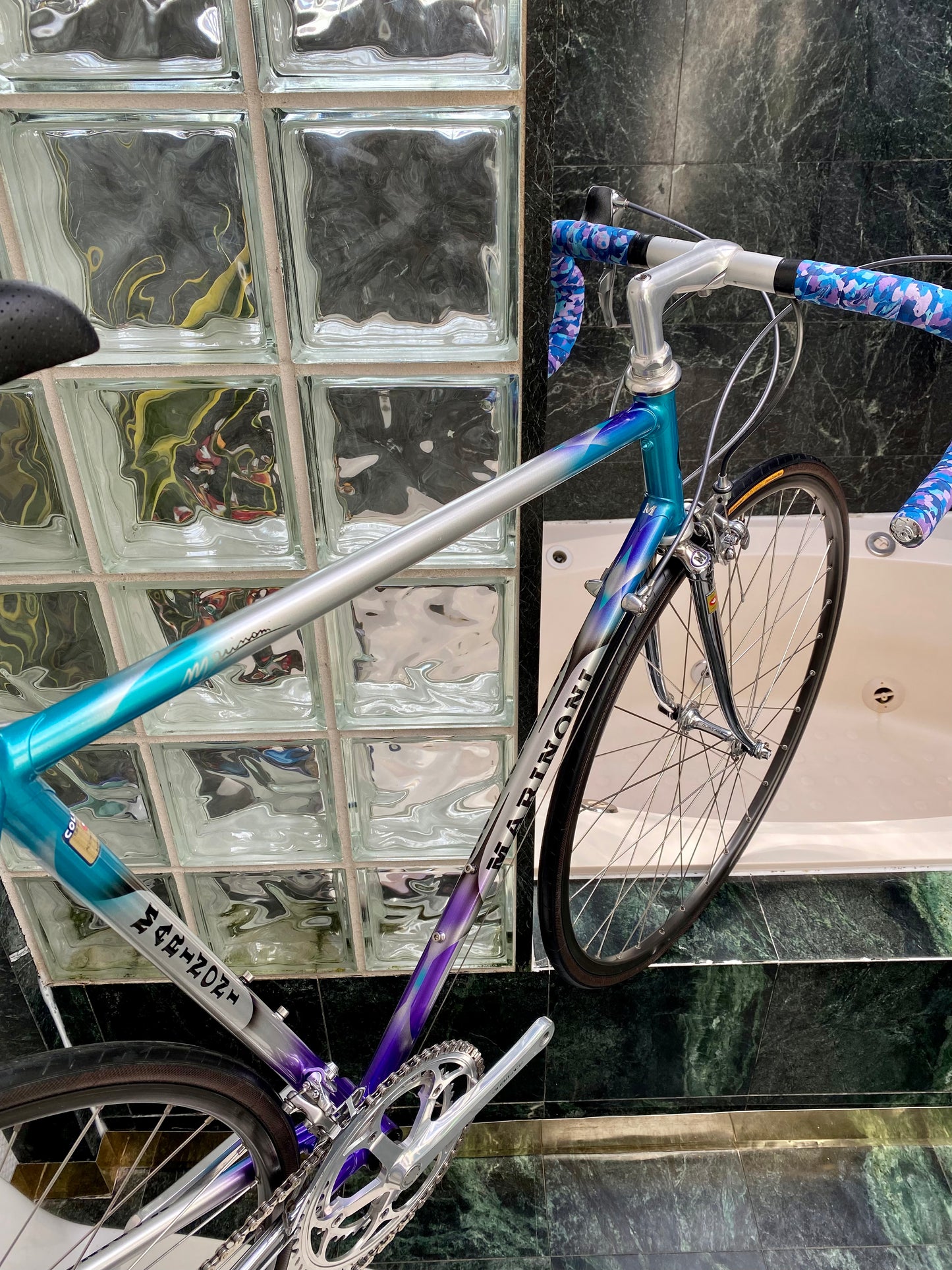 (SIZE 56cm) EARLY-1990's MARINONI CORSA ROAD BIKE - SHIMANO DURA ACE - SPOTLESS / PERFECT