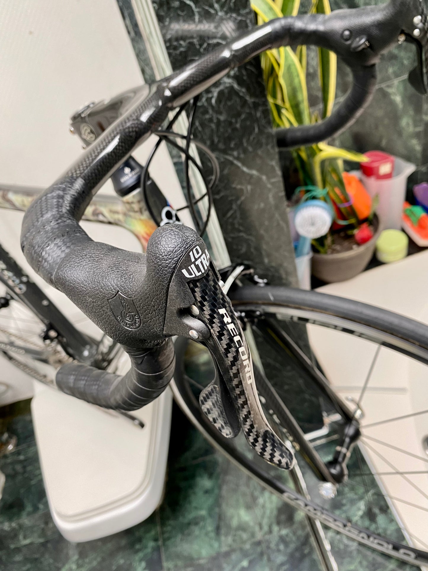 (SIZE 53cm) 2004 COLNAGO PRESIDENT LEONARDO DA VINCI ROAD BIKE - CAMPAGNOLO RECORD