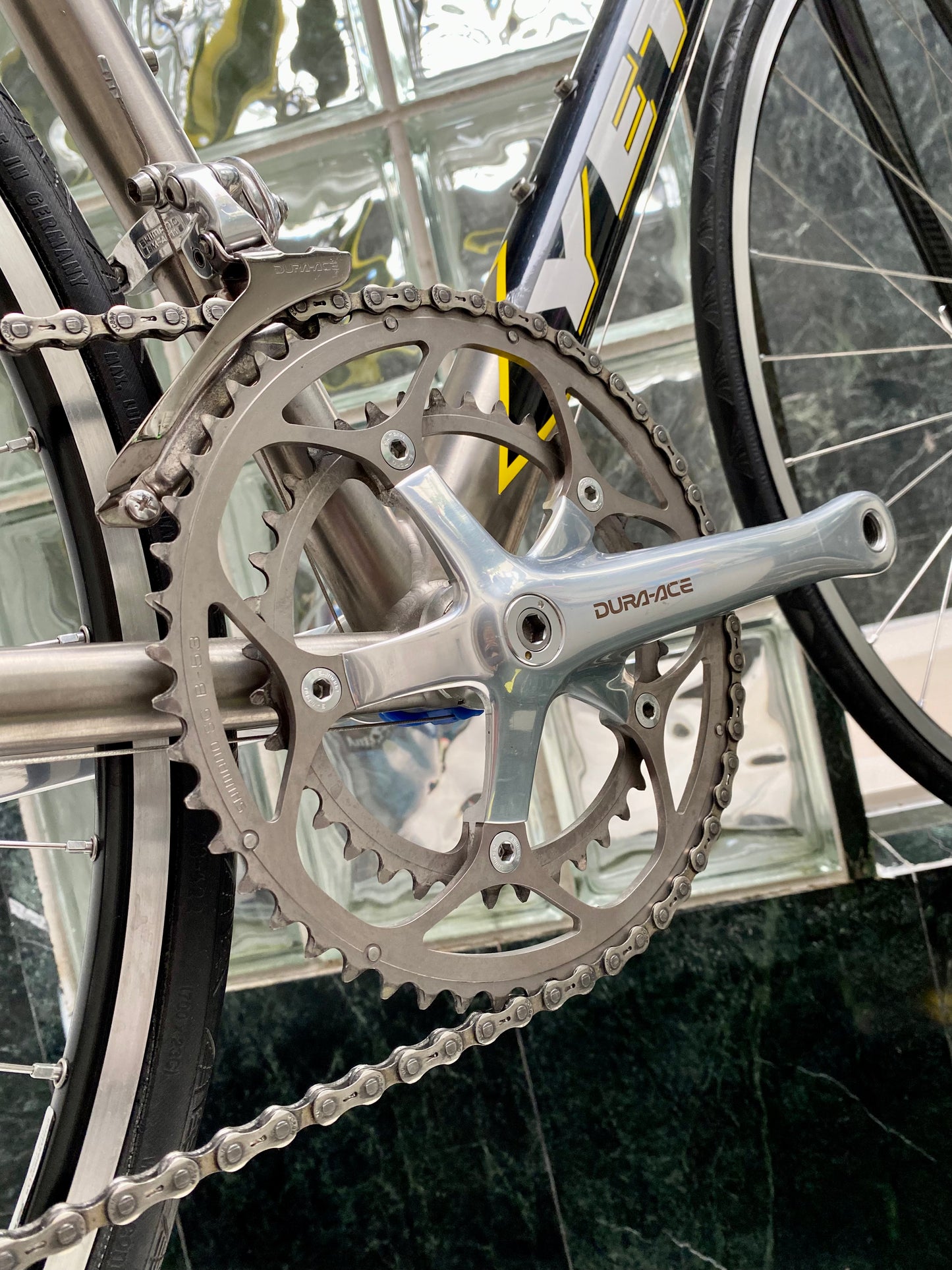 (SIZE 54cm) 2003 YETI ROAD PROJECT TITANIUM ROAD BIKE - SHIMANO DURA ACE - SPOTLESS !