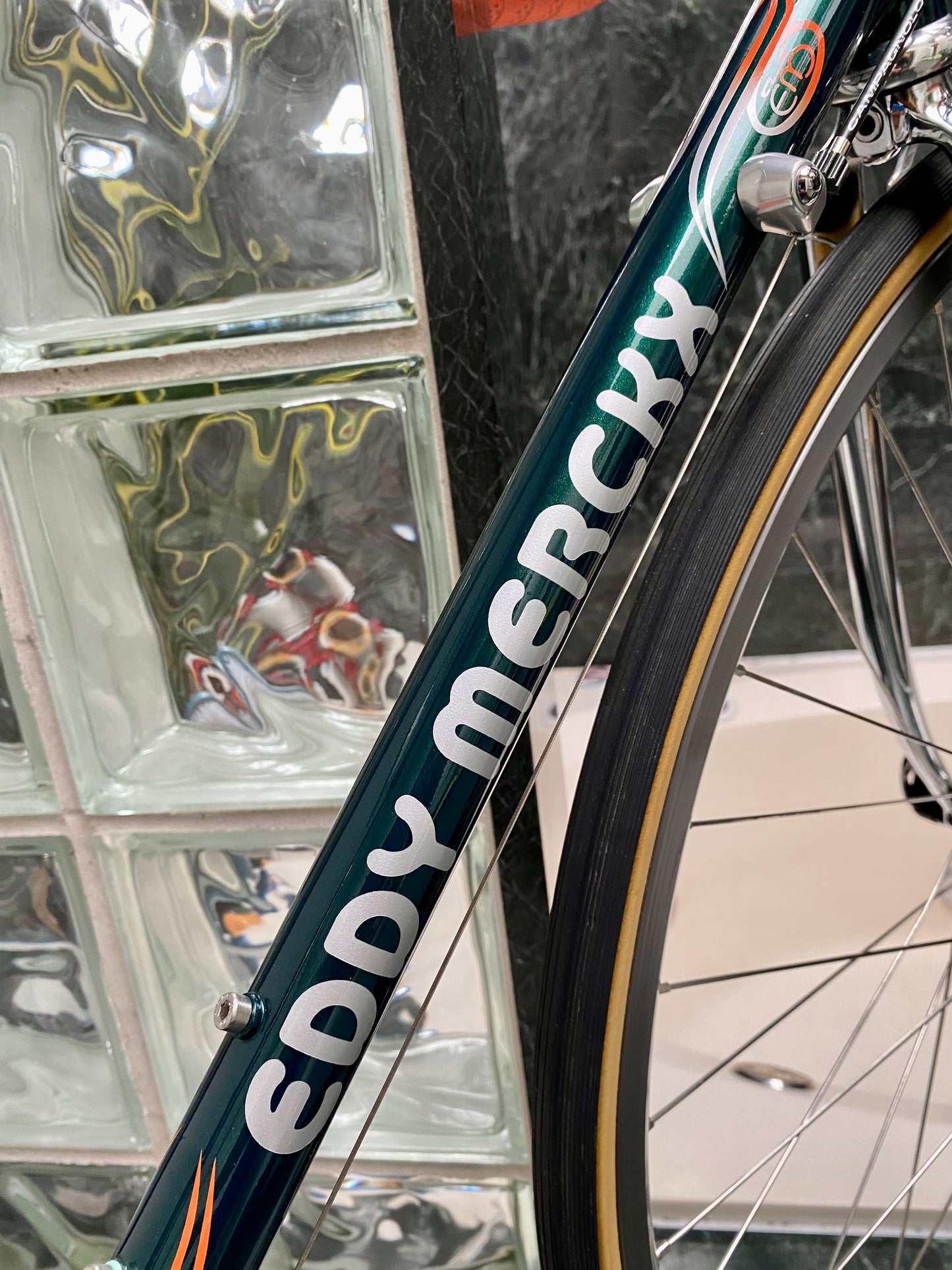 (SIZE 58cm) FULLY CUSTOM EDDY MERCKX STRADA O.S. 20th ANNIVERSARY NEO-RETRO BUILD - CAMPAGNOLO CENTAUR