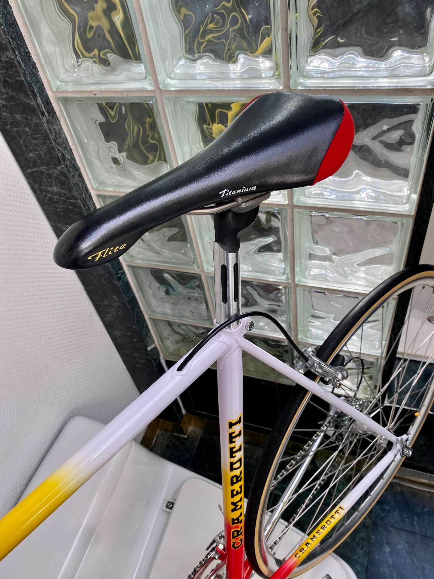 (SIZE 57cm) STUNNING EARLY-1990's CUSTOM CRAMEROTTI ROAD BIKE - CAMPAGNOLO