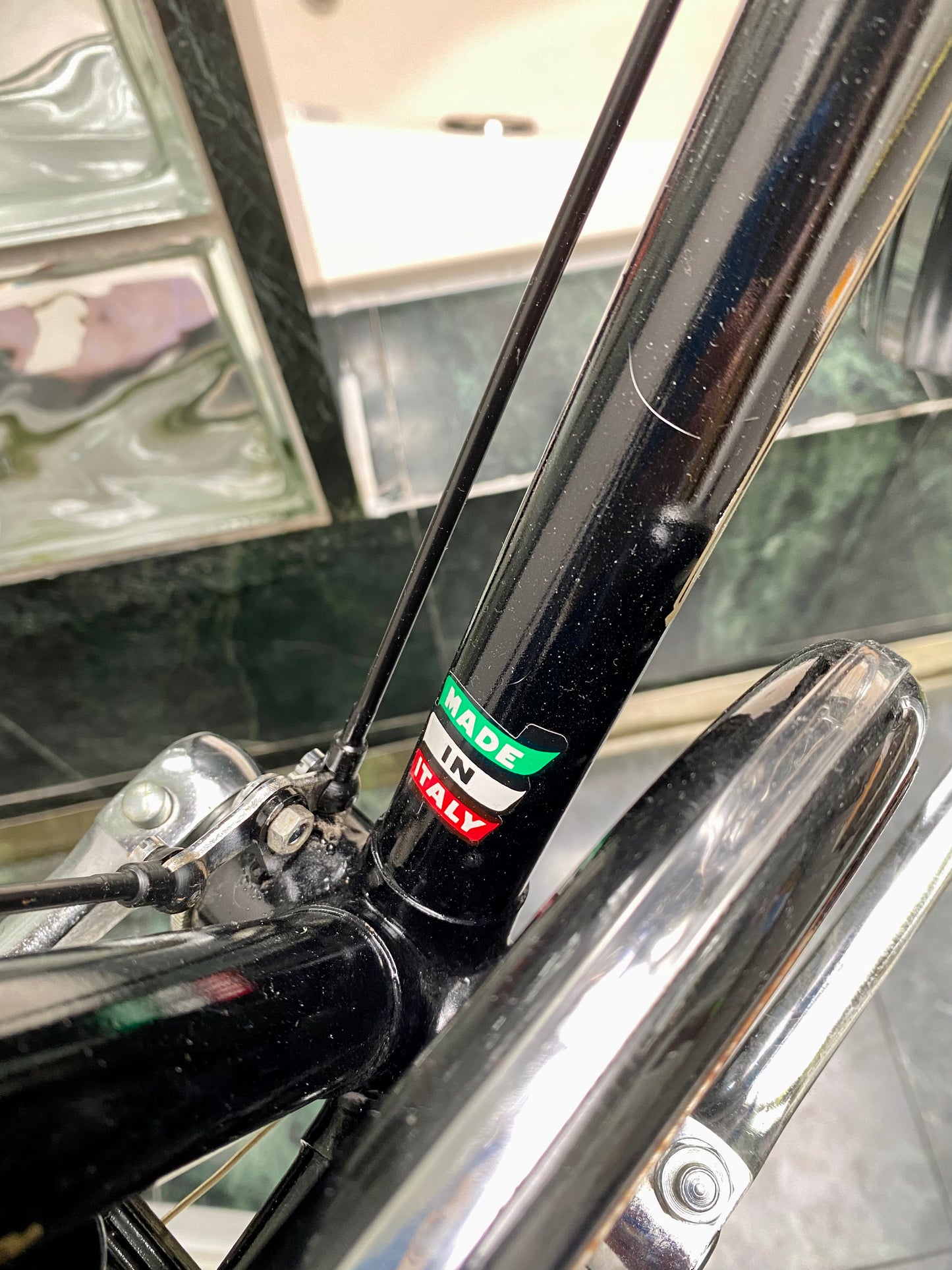 (ONE SIZE) 1980's BIANCHI CRUISER BIKE - ROD BRAKES - MADE IN ITALY