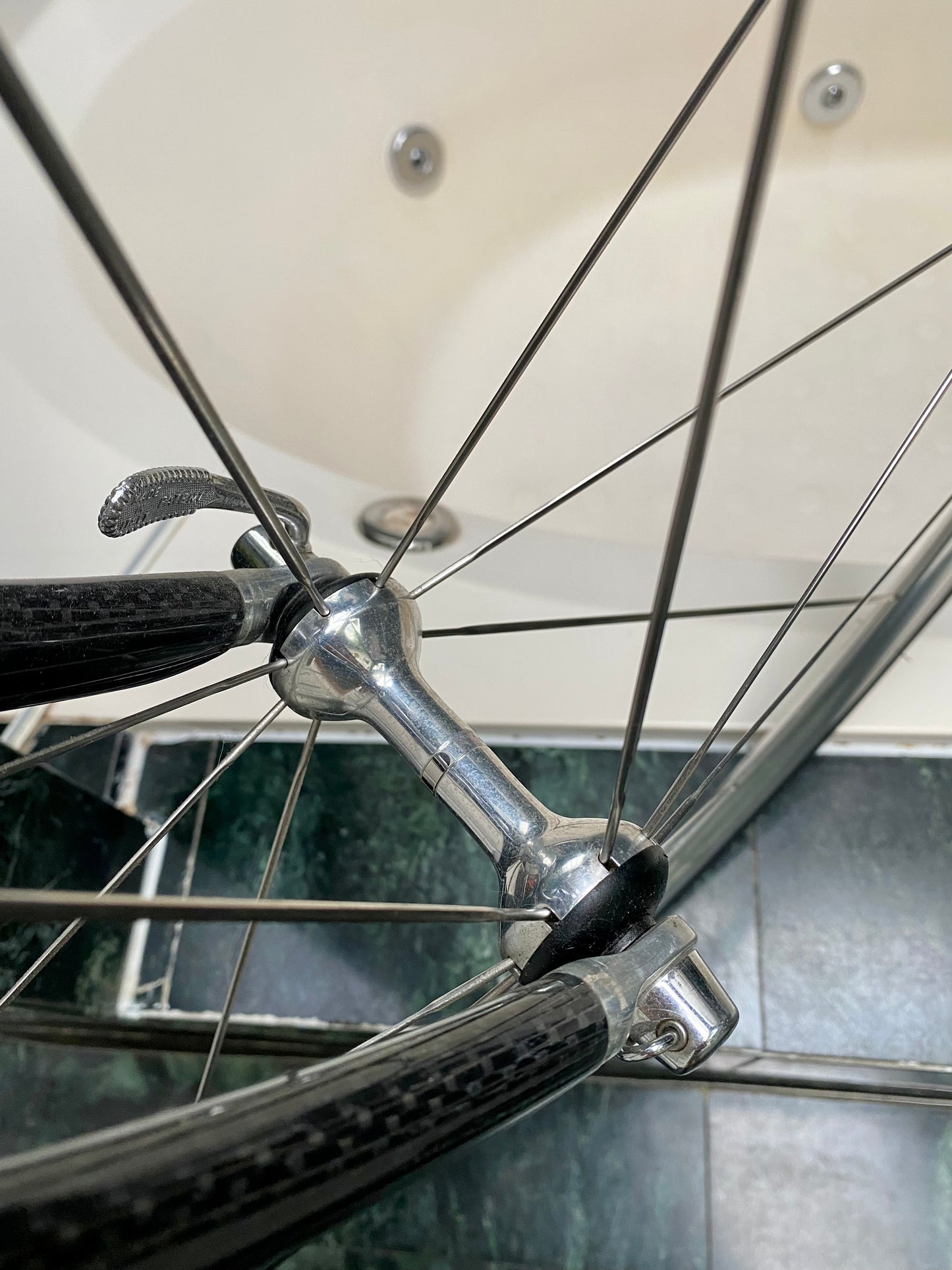 (SIZE 56cm) 1990's BASSO TITANIUM ROAD BIKE - CAMPAGNOLO RECORD - VENTO WHEELSET - INCREDIBLE!