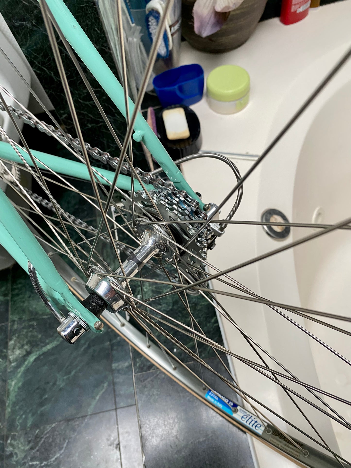 (SIZE 53cm) 1980's BIANCHI TROFEO ROAD BIKE - CAMPAGNOLO - COLUMBUS - LIKE NEW