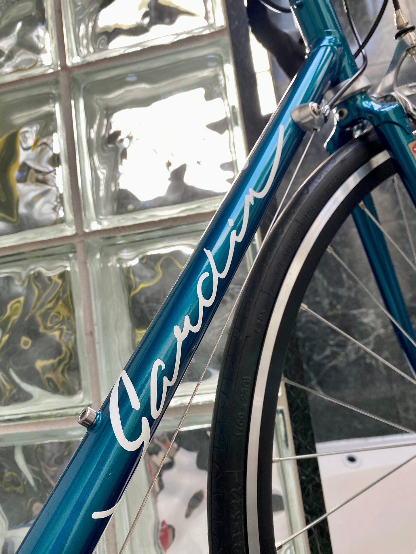 (SIZE 55cm) EARLY-1990's CUSTOM-BUILT GARDIN ROAD BIKE - CAMPAGNOLO ATHENA