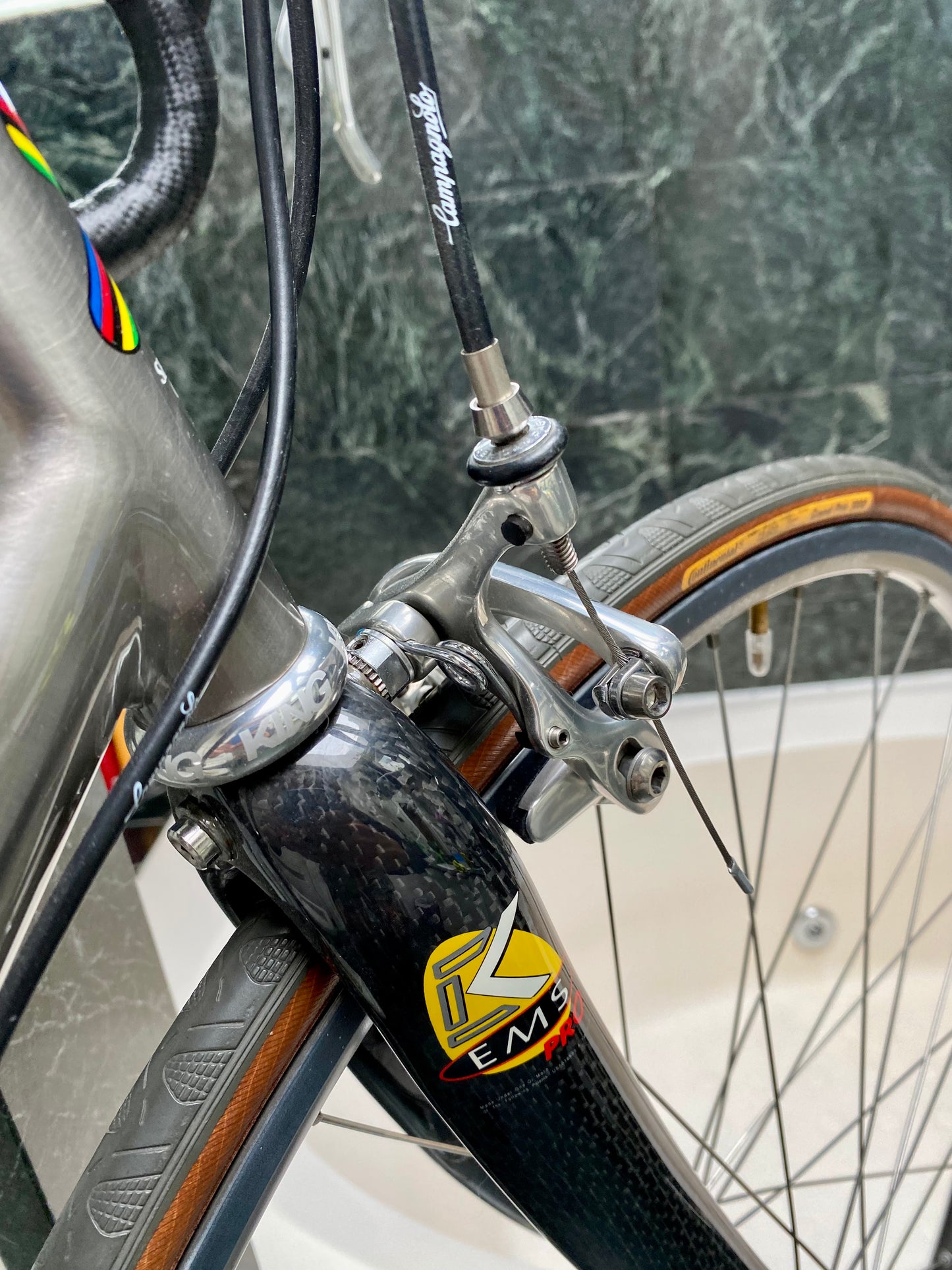 (SIZE 56cm) 1994 SPECTRUM CYCLES "TITANIUM SUPER" ROAD BIKE - CAMPAGNOLO RECORD